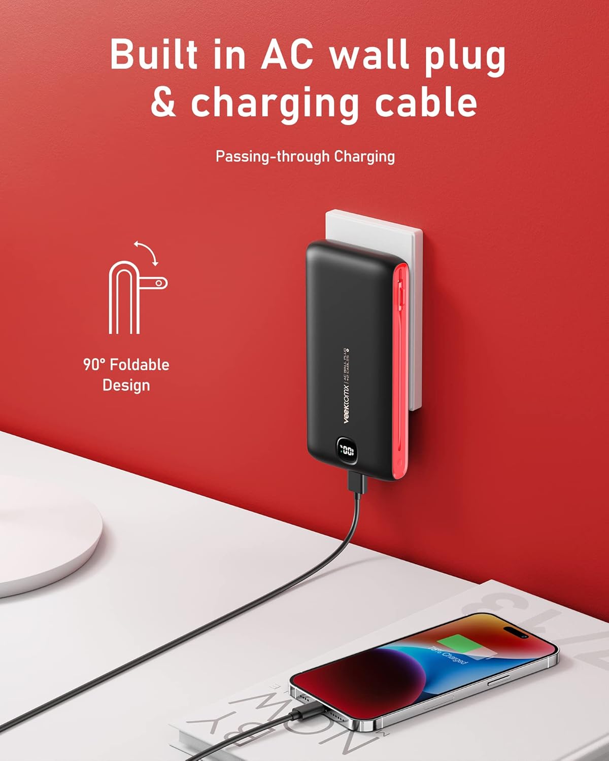 VEEKTOMX SlimCharge 10K: Ultimate Travel Power Bank - Small Enterprise
