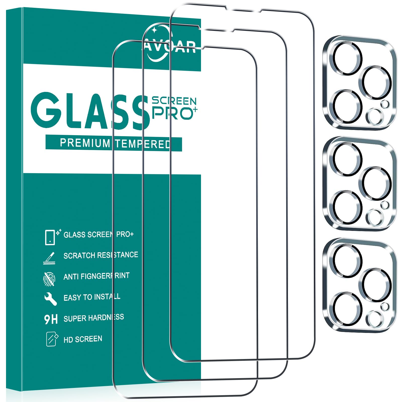 iGuard 2-Pack Privacy Screen Protector for iPhone 14/13 - Small Enterprise