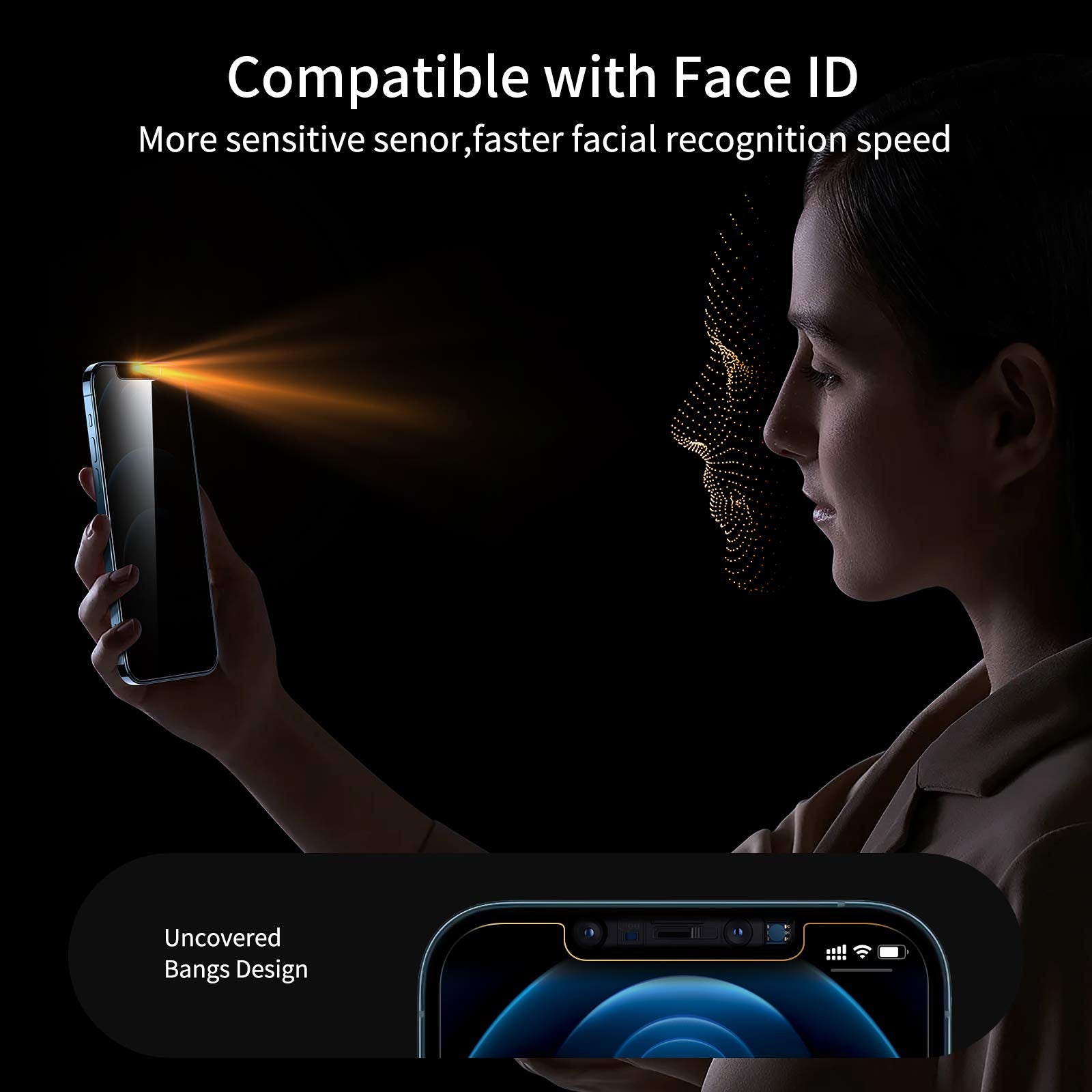 UNBREAKcable iPhone 12 Pro Max Privacy Shield 2-Pack - Small Enterprise