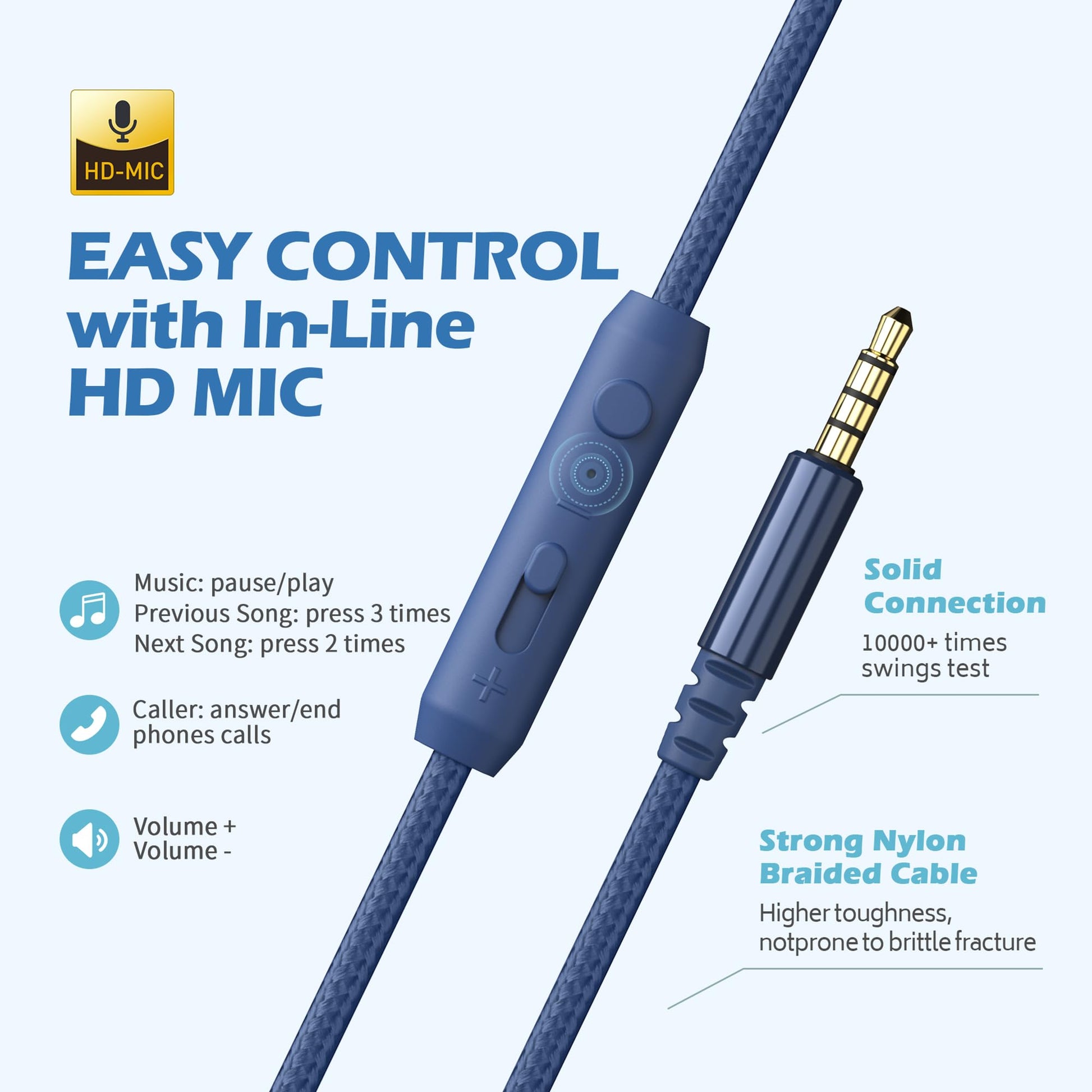 KidTunes Headset - Black Blue - Small Enterprise