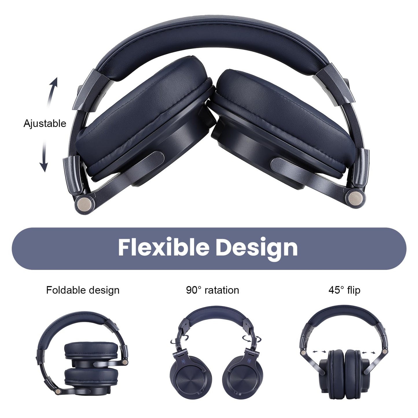 OneOdio A71 Studio Pro - Wired Foldable DJ Headset