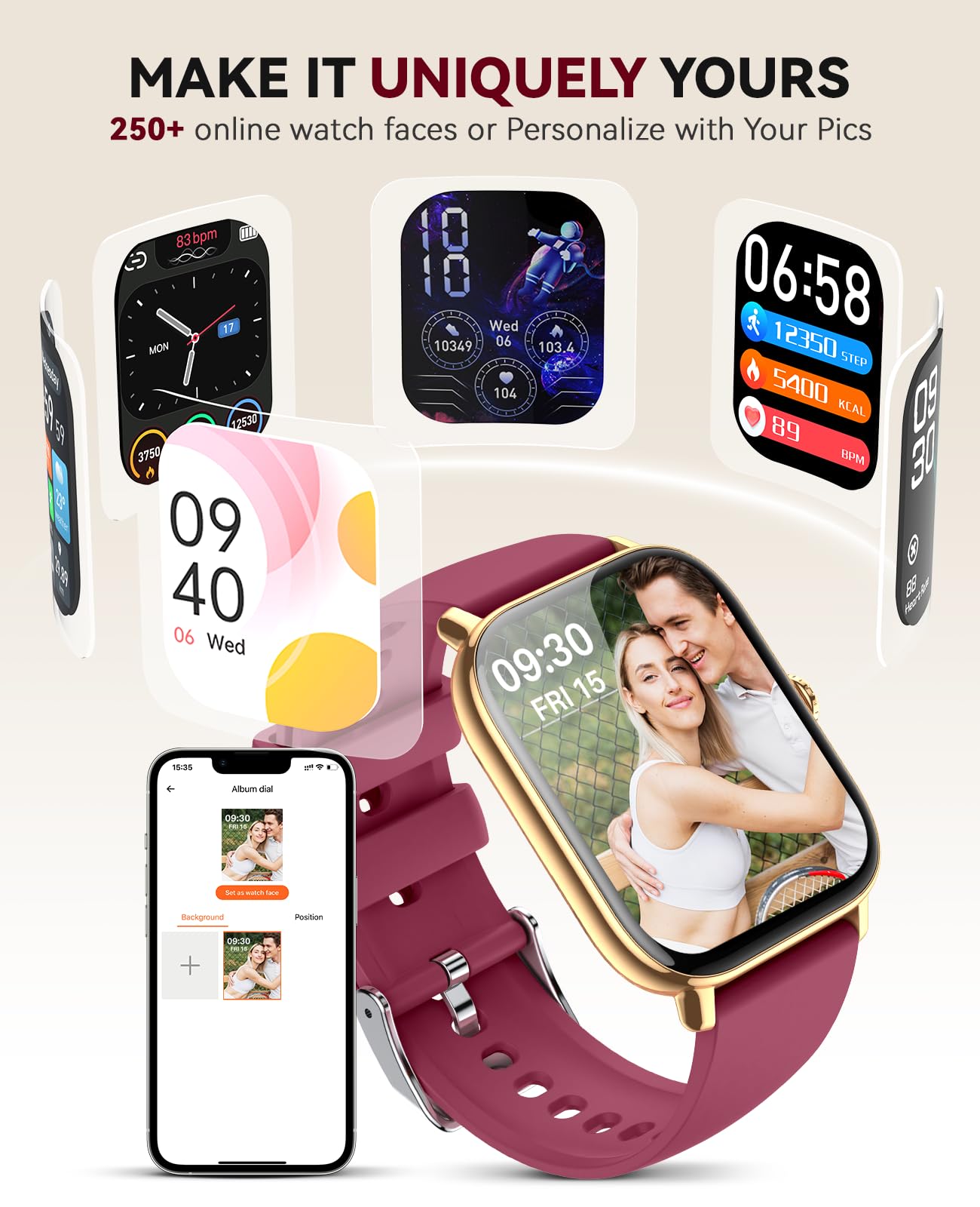 FitTrack SmartWatch: Call, Fitness, Waterproof & More - Small Enterprise