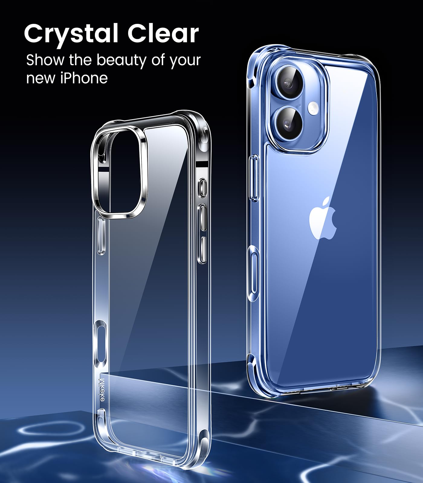 CrystalGuard i16: Clear, Tough, Anti-Yellowing Case