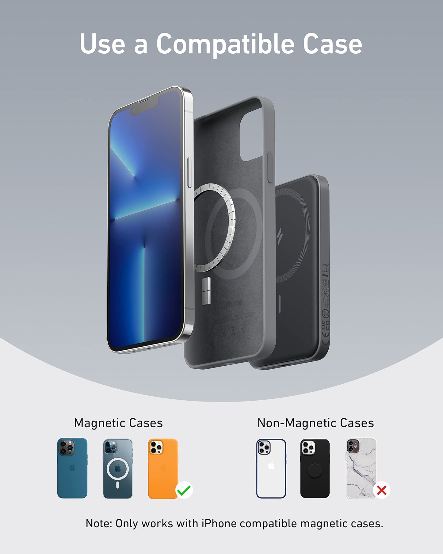 Anker MagGo 621: 5K mAh Magnetic Charger Pack - Small Enterprise