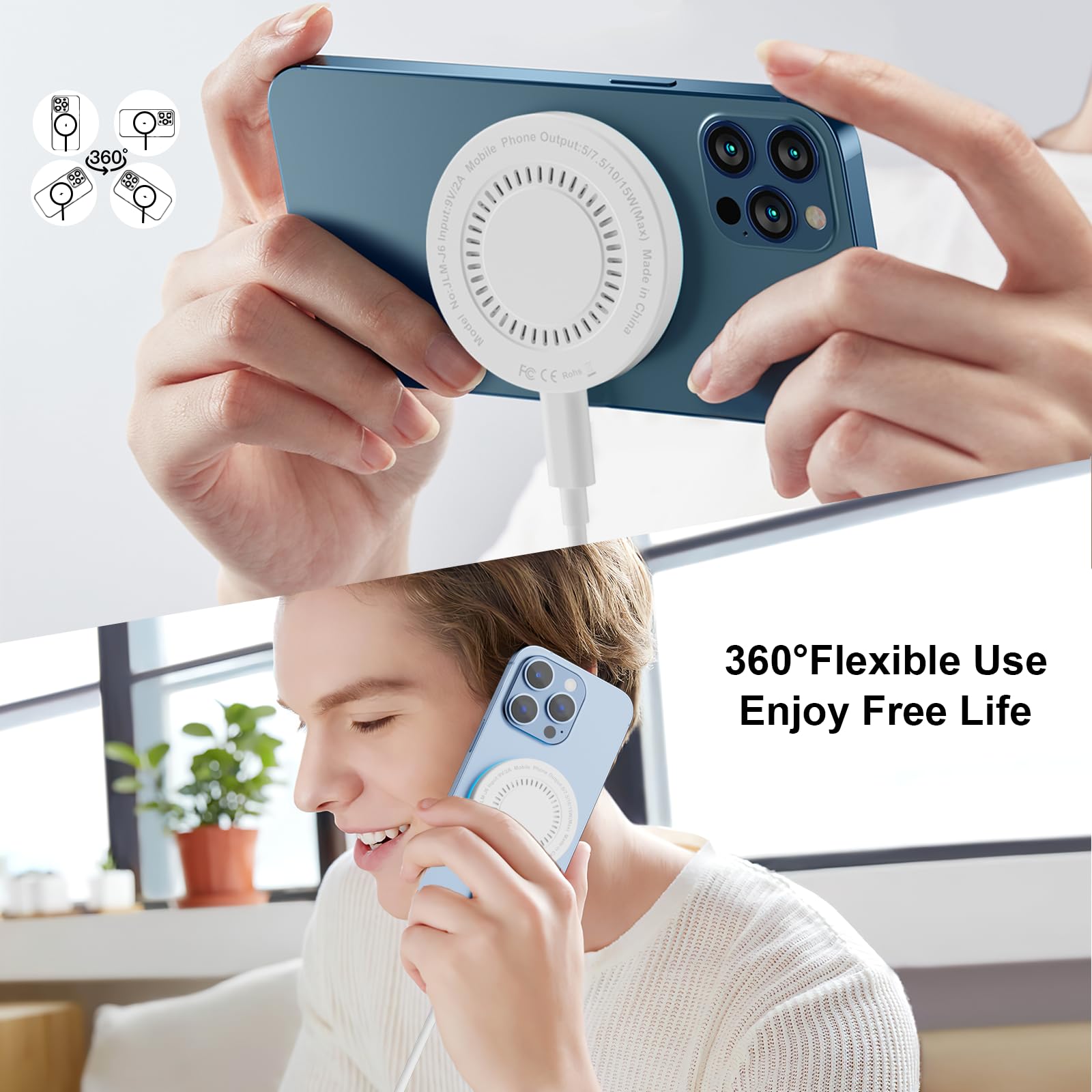 MagSafe Duo 15W Fast Wireless Charger Pad - Small Enterprise