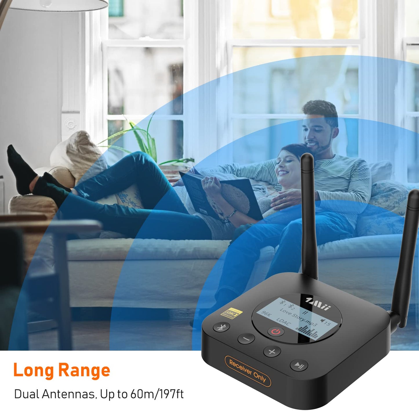 HiFiConnect Pro: LDAC Bluetooth 5.2 Audio Receiver