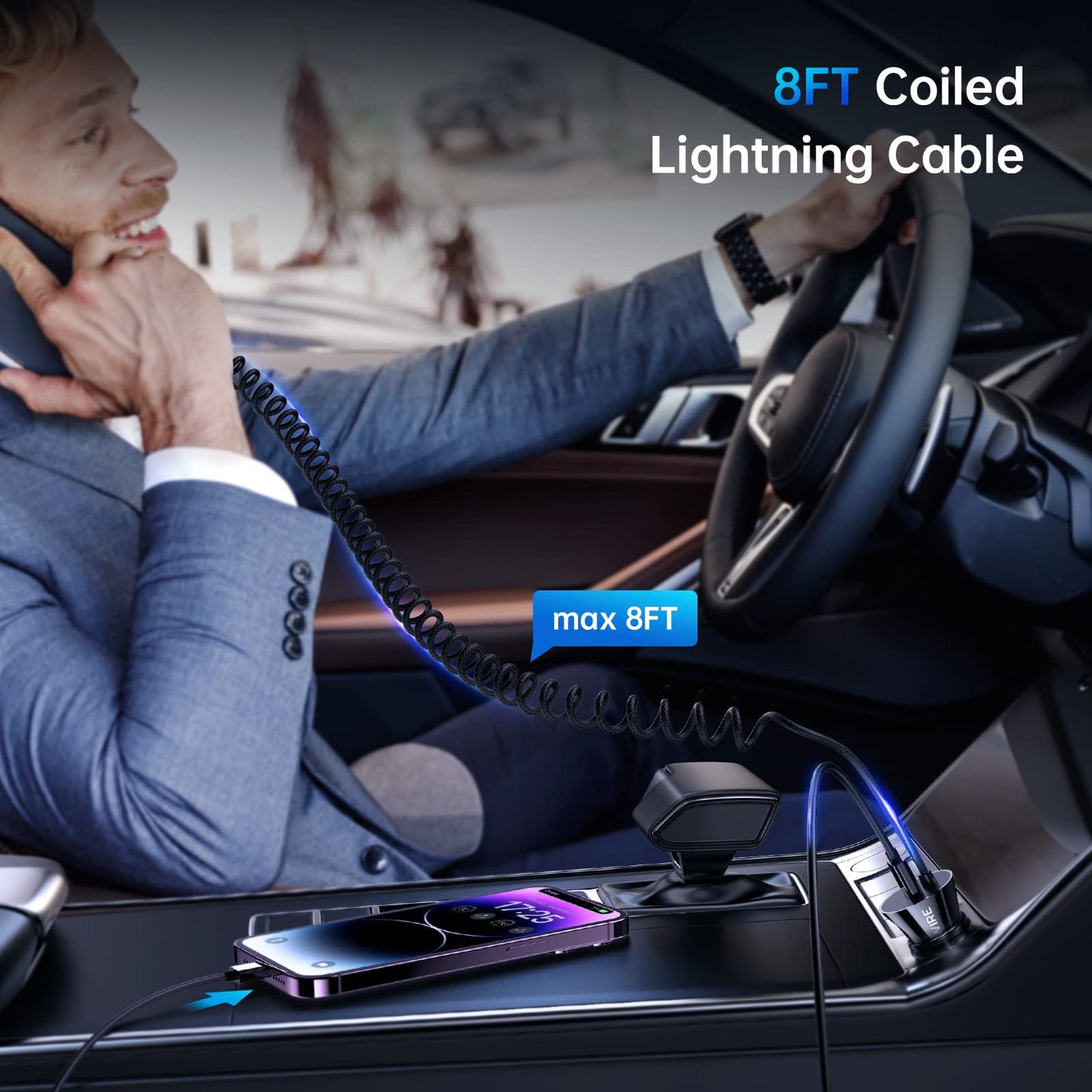 SyncCharge: MFi Lightning Car Adapter 4.8A/24W