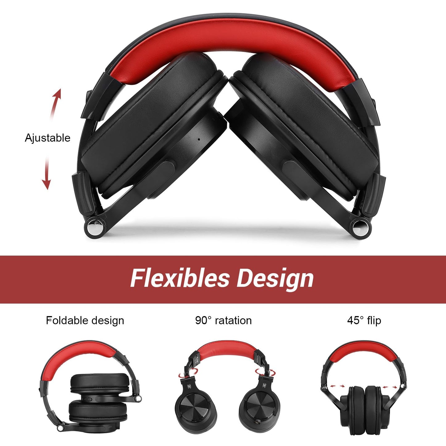 ProSonic A70: 72H Wireless Studio DJ Headphones