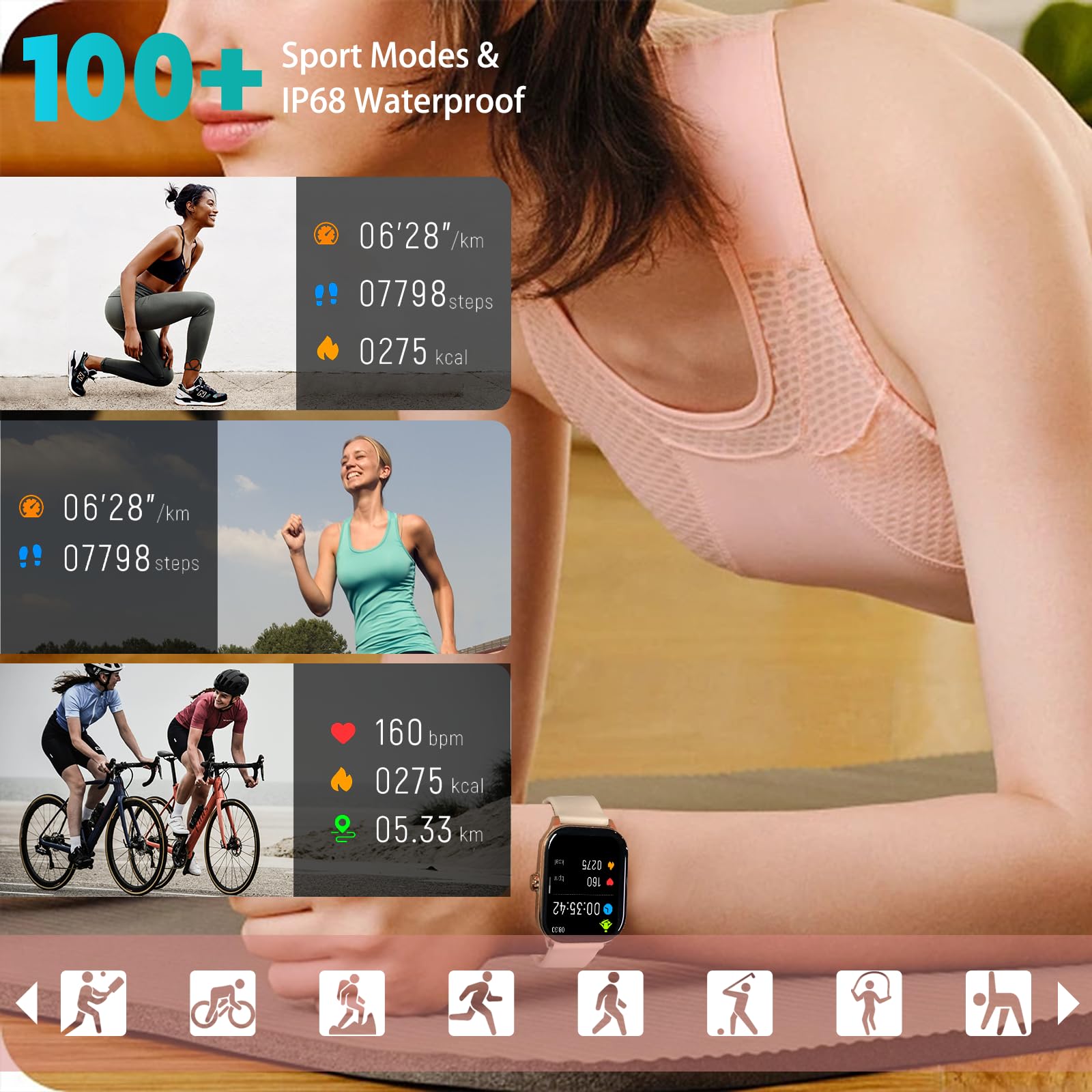SmartFit Pro: All-in-One Health & Fitness Watch - Small Enterprise