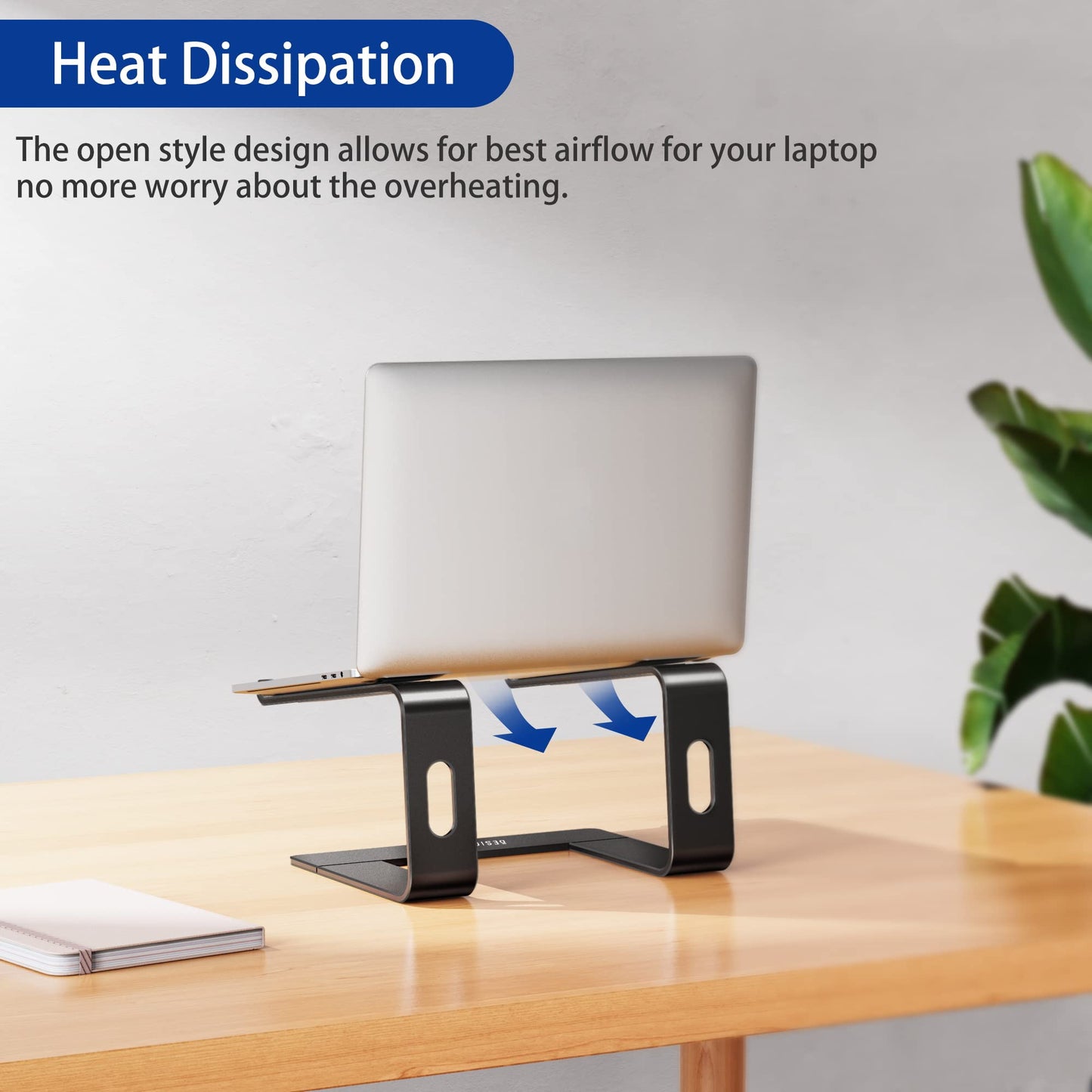ElevatePro Aluminum Laptop Stand - Ergonomic & Stylish