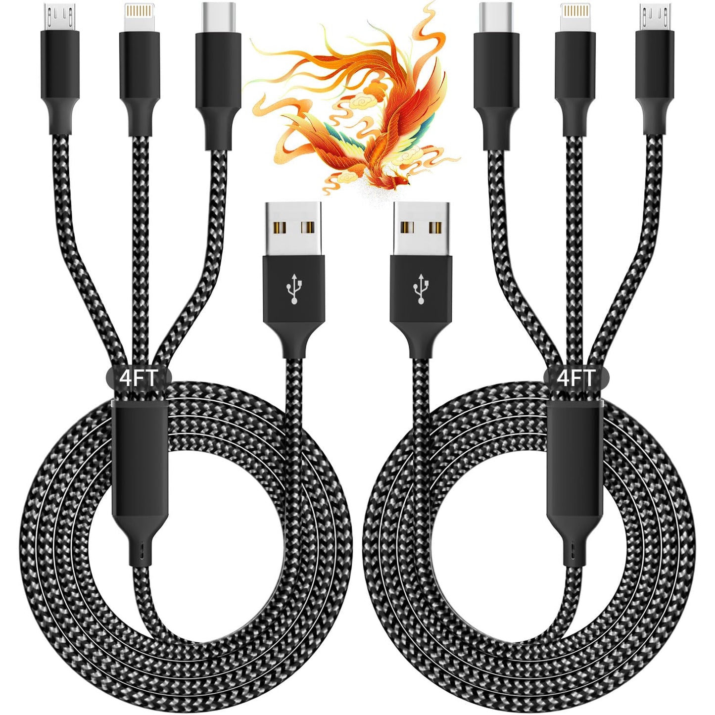 QuadCharge 65W: 4-in-1 Fast Multi-Cable