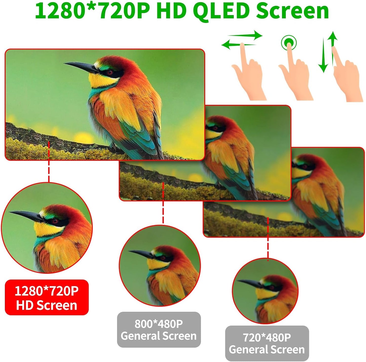 QLEDSync 7 Car Stereo: Wireless CarPlay & Android
