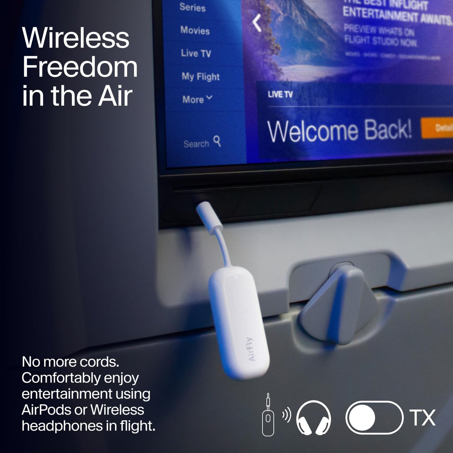 AirFly SE: Bluetooth Audio Adapter for Travel & More - Small Enterprise