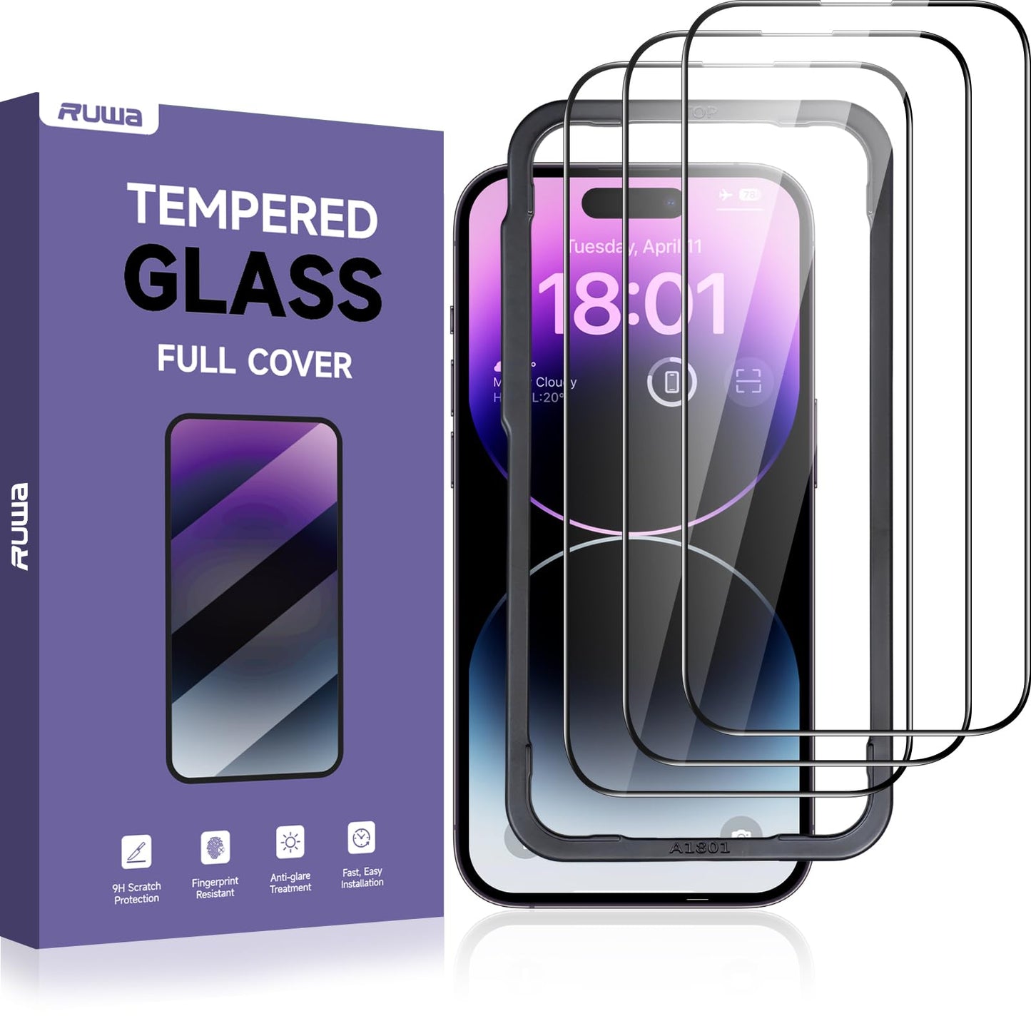 Ruwa Guard: Privacy Screen Protector for iPhone 13/14 - Small Enterprise