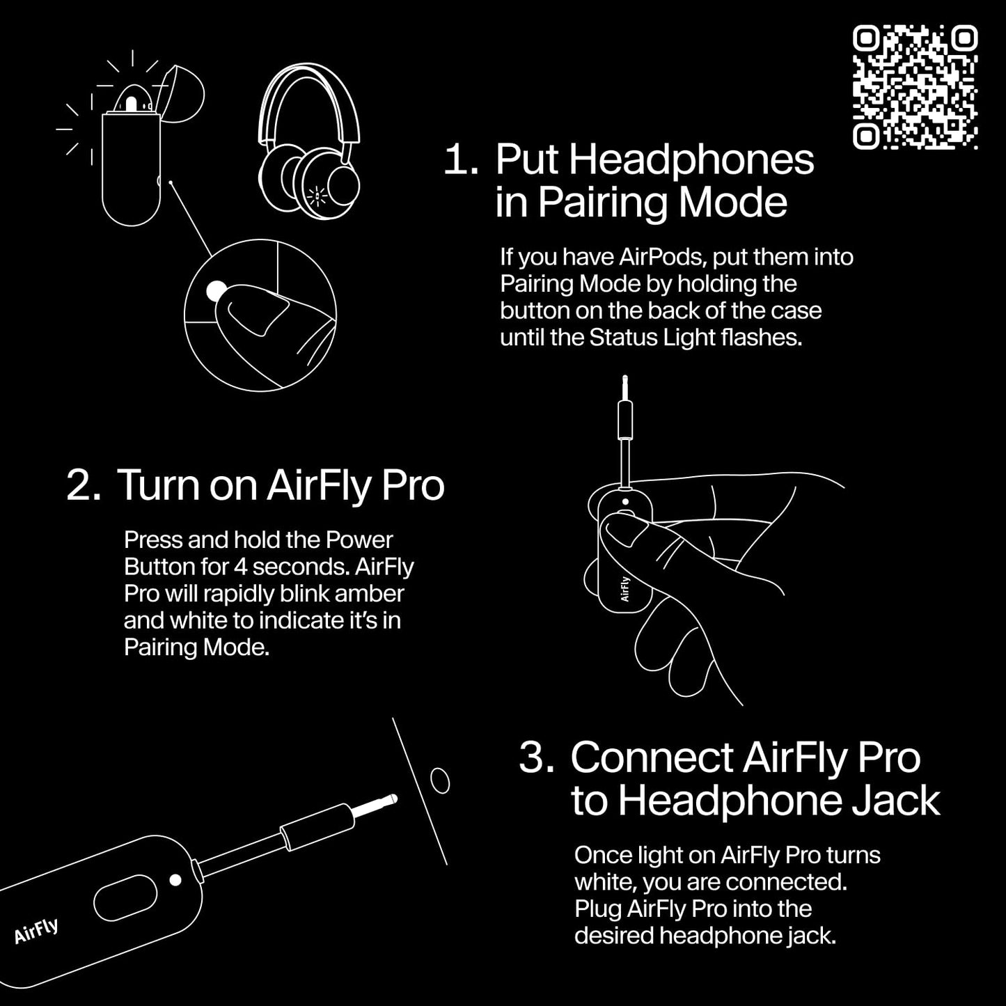 Twelve South AirFly SE | Bluetooth Wireless Audio Transmitter Adapter for AirPods/Headphones, 20+ Hr Battery, Works with 3.5mm aux Jacks on Airplanes, TVs, Gym Equipment, and Travel - Small Enterprise