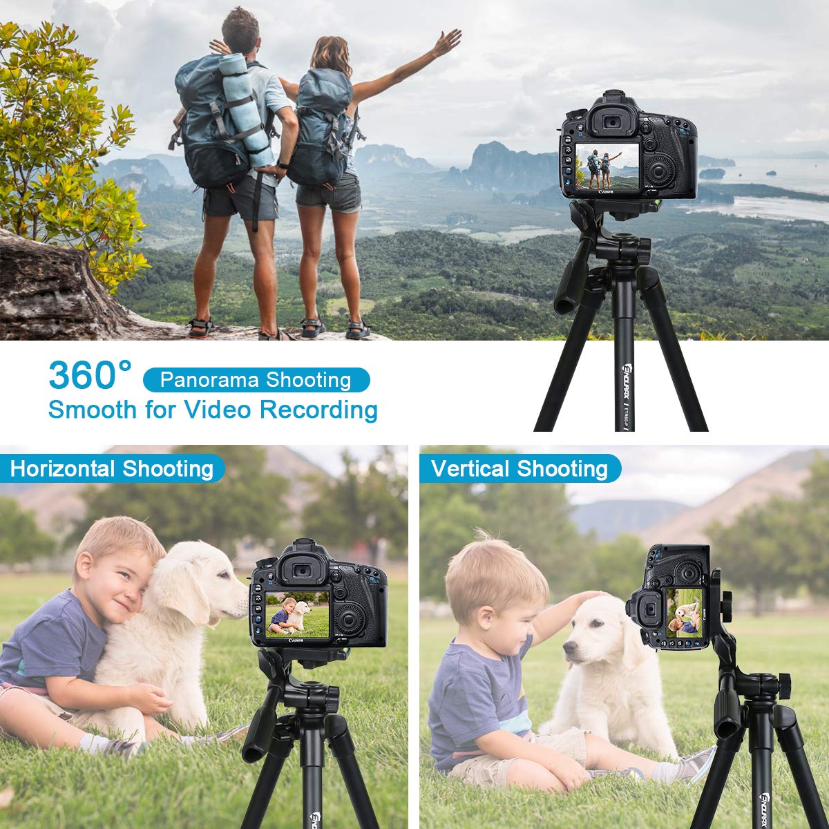 Endurax Pro 60 Tripod for DSLR & Mobile Devices - Small Enterprise