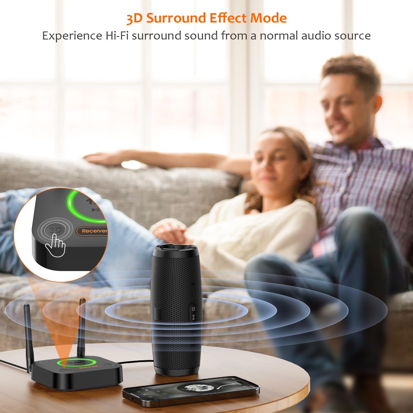 HiFiConnect Pro: LDAC Bluetooth 5.2 Audio Receiver