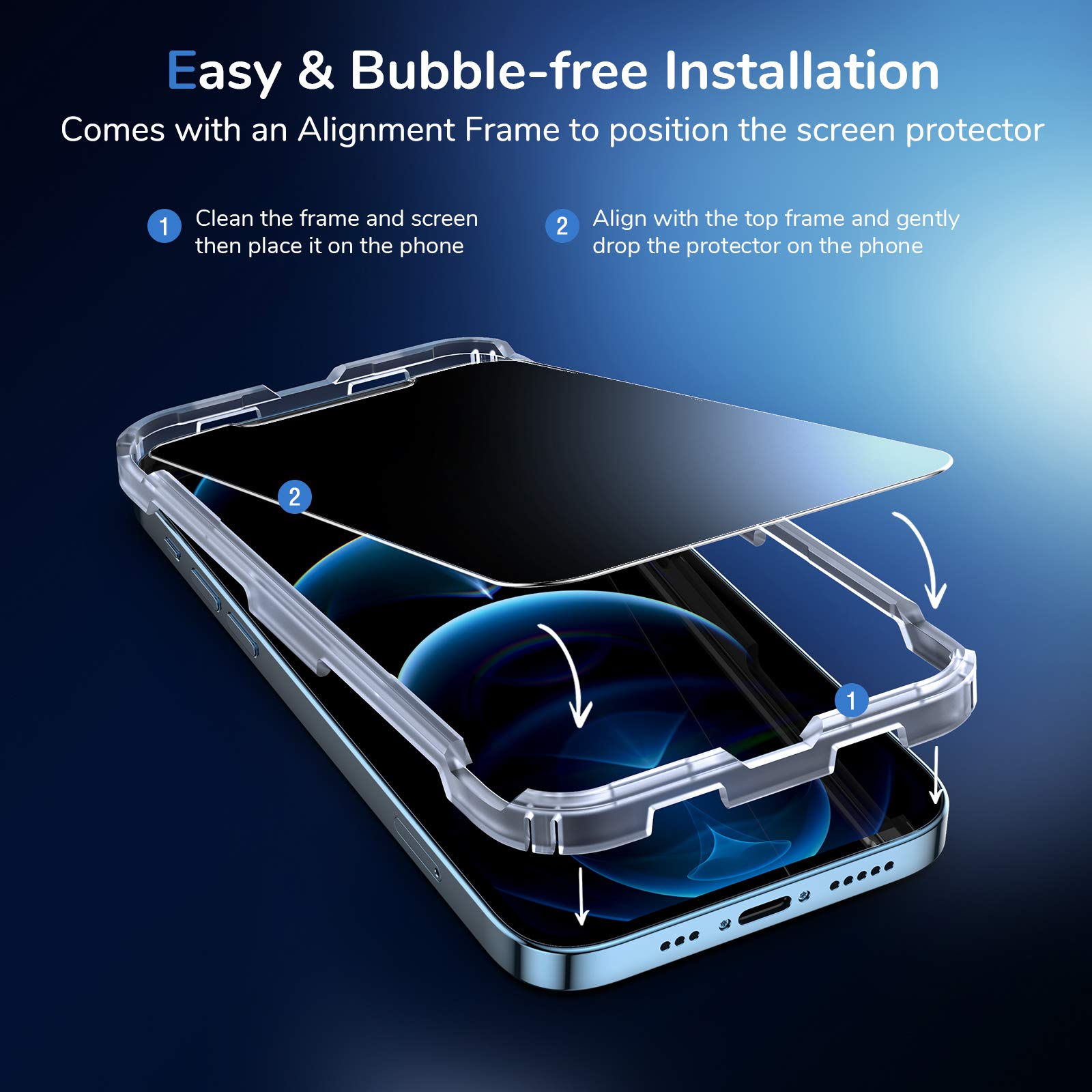 SYNCWIRE 28° Anti-Spy Glass for iPhone 12 Pro Max - Small Enterprise