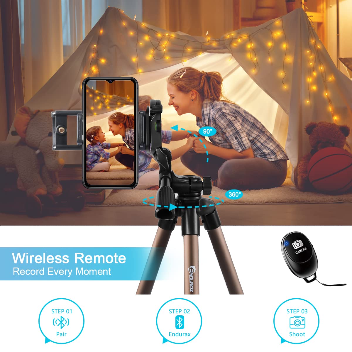 Endurax Pro 60 Tripod for DSLR & Mobile Devices - Small Enterprise