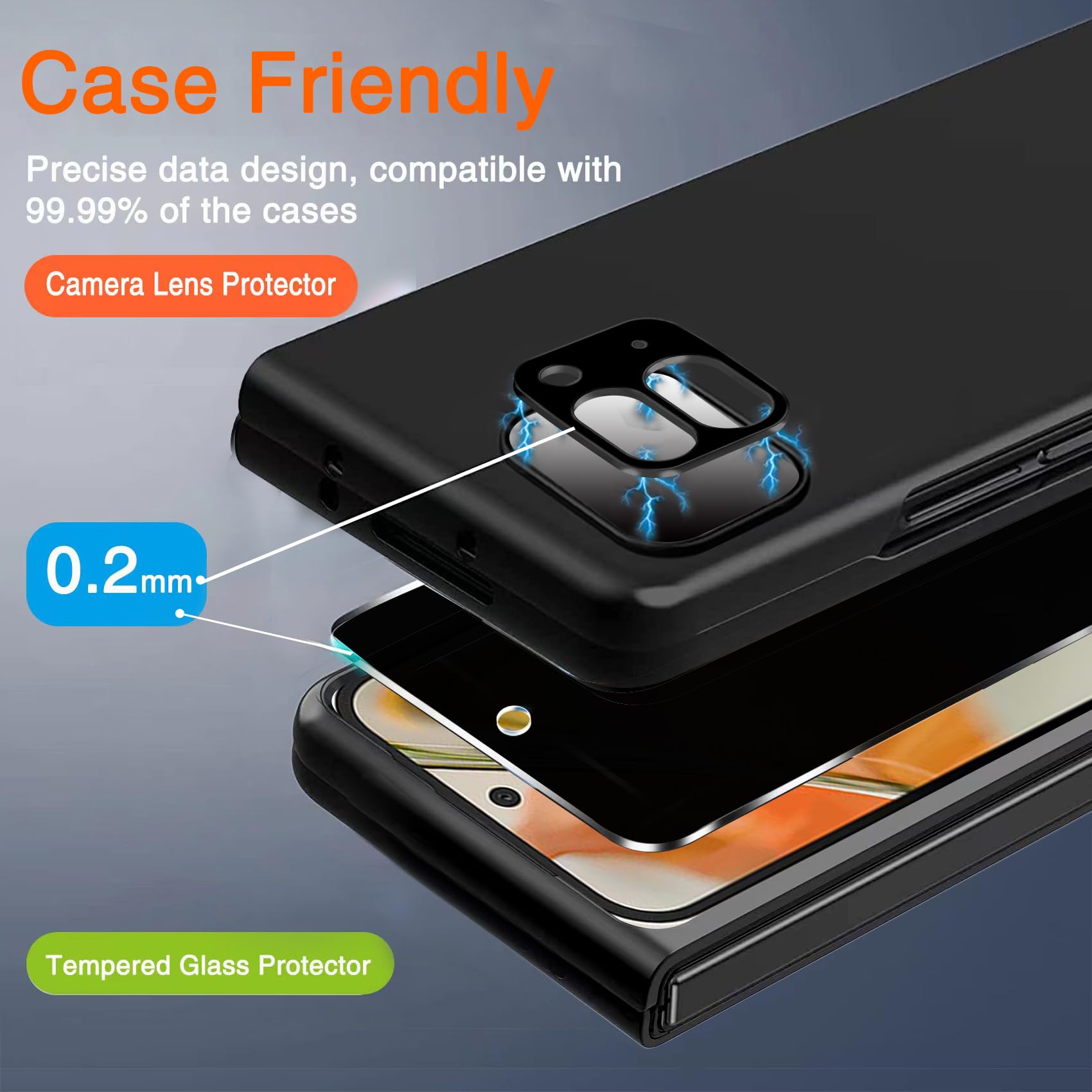 Ferilinso Privacy Screen Protector for iPhone - Small Enterprise