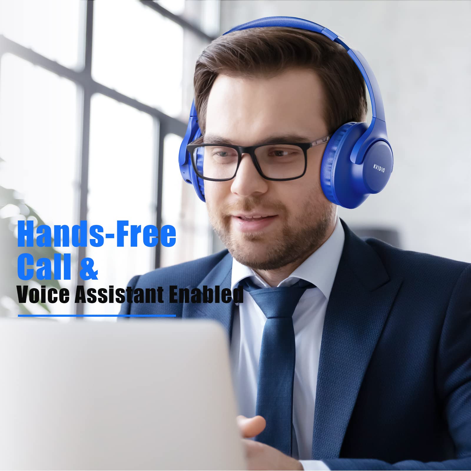 KVIDIO ProBass 65H Wireless Headphones - Travel Ready! - Small Enterprise