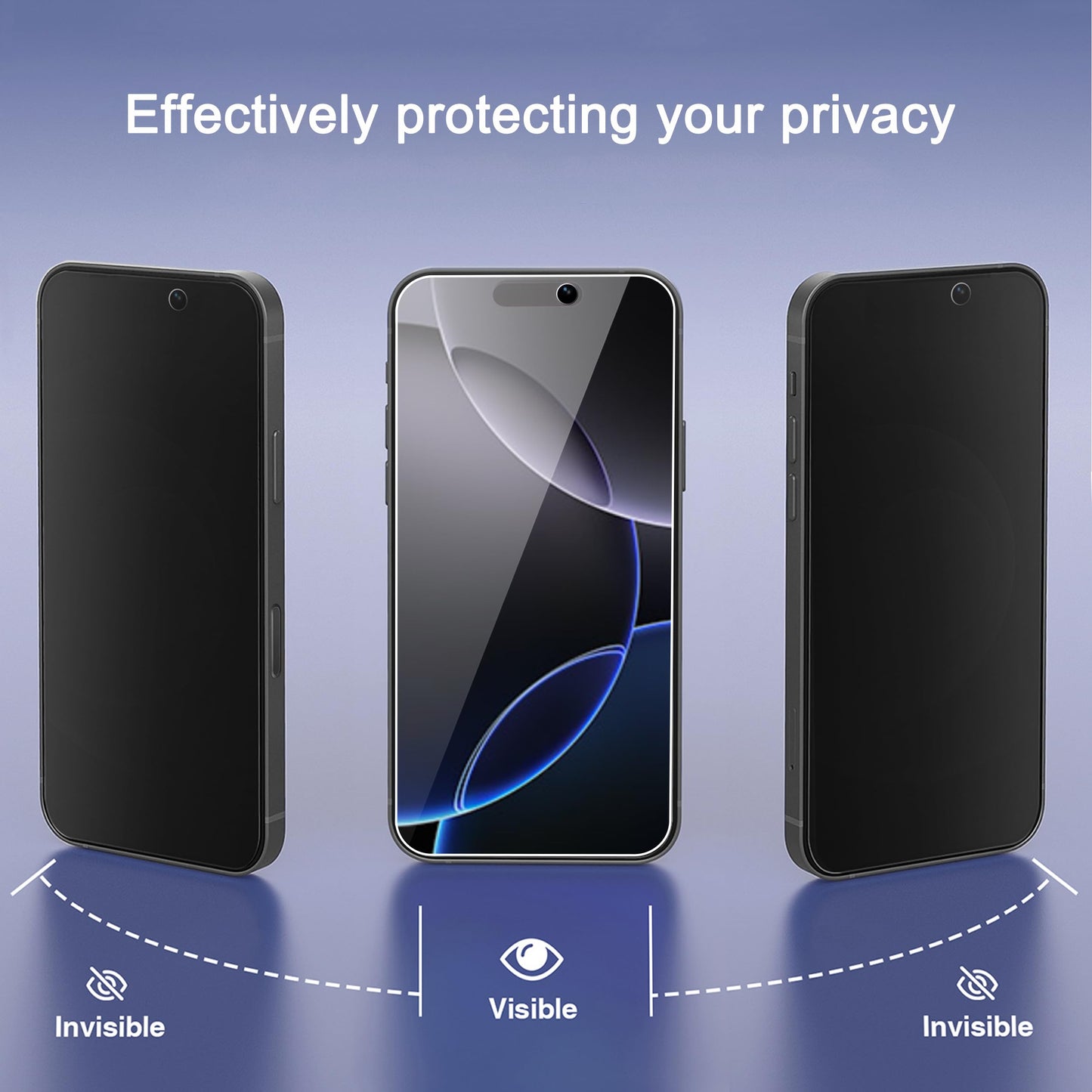 Ailun iPhone 16 Privacy & Lens Protector 3-Pack - Small Enterprise