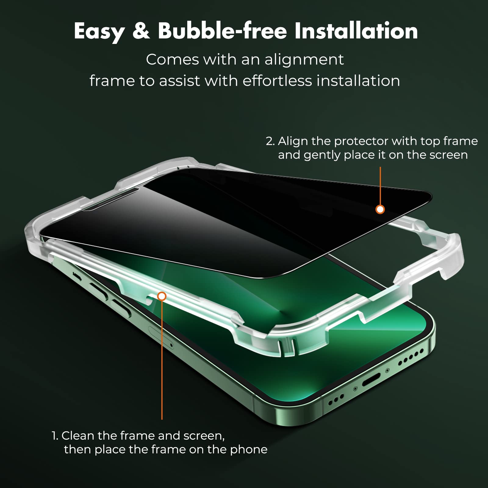 UNBREAKcable iPhone 12 Pro Max Privacy Shield 2-Pack - Small Enterprise