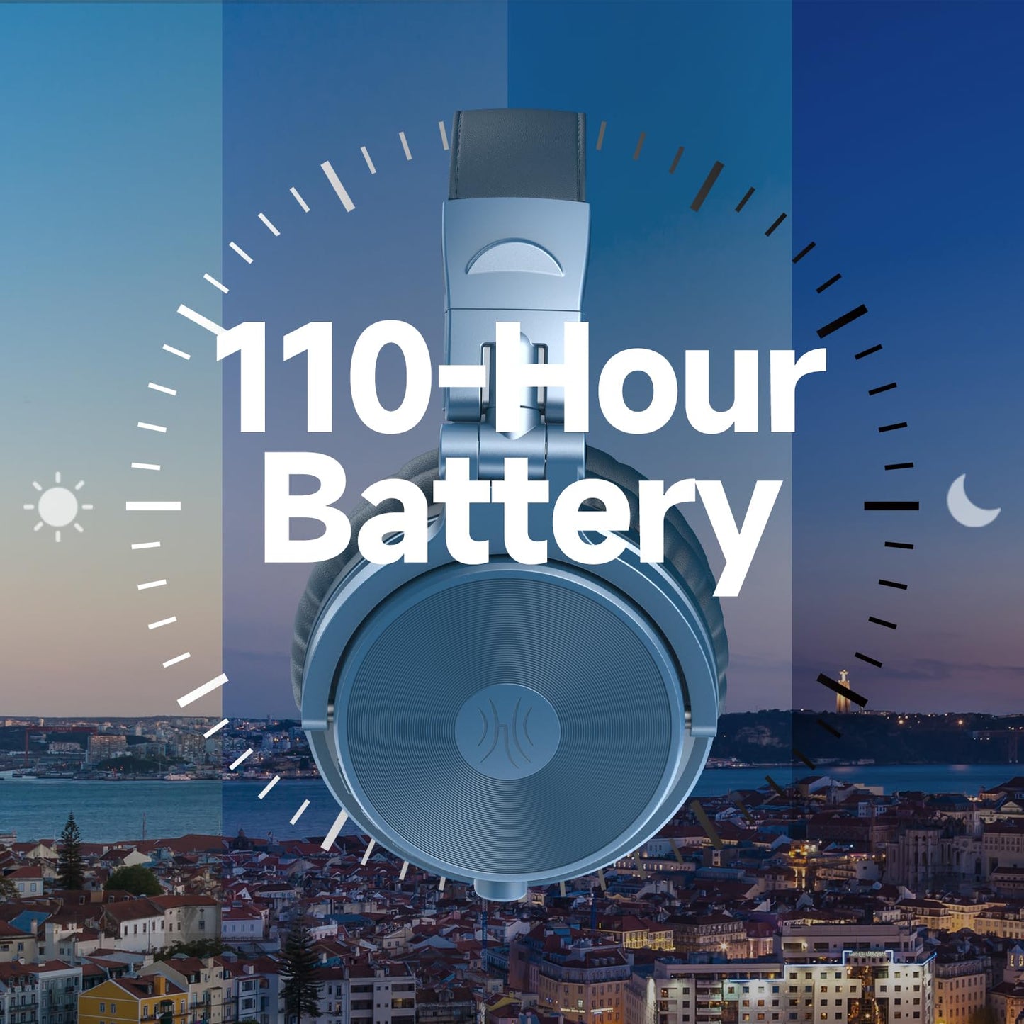 OneOdio ProC: 110Hr Bluetooth Foldable Bass Headset