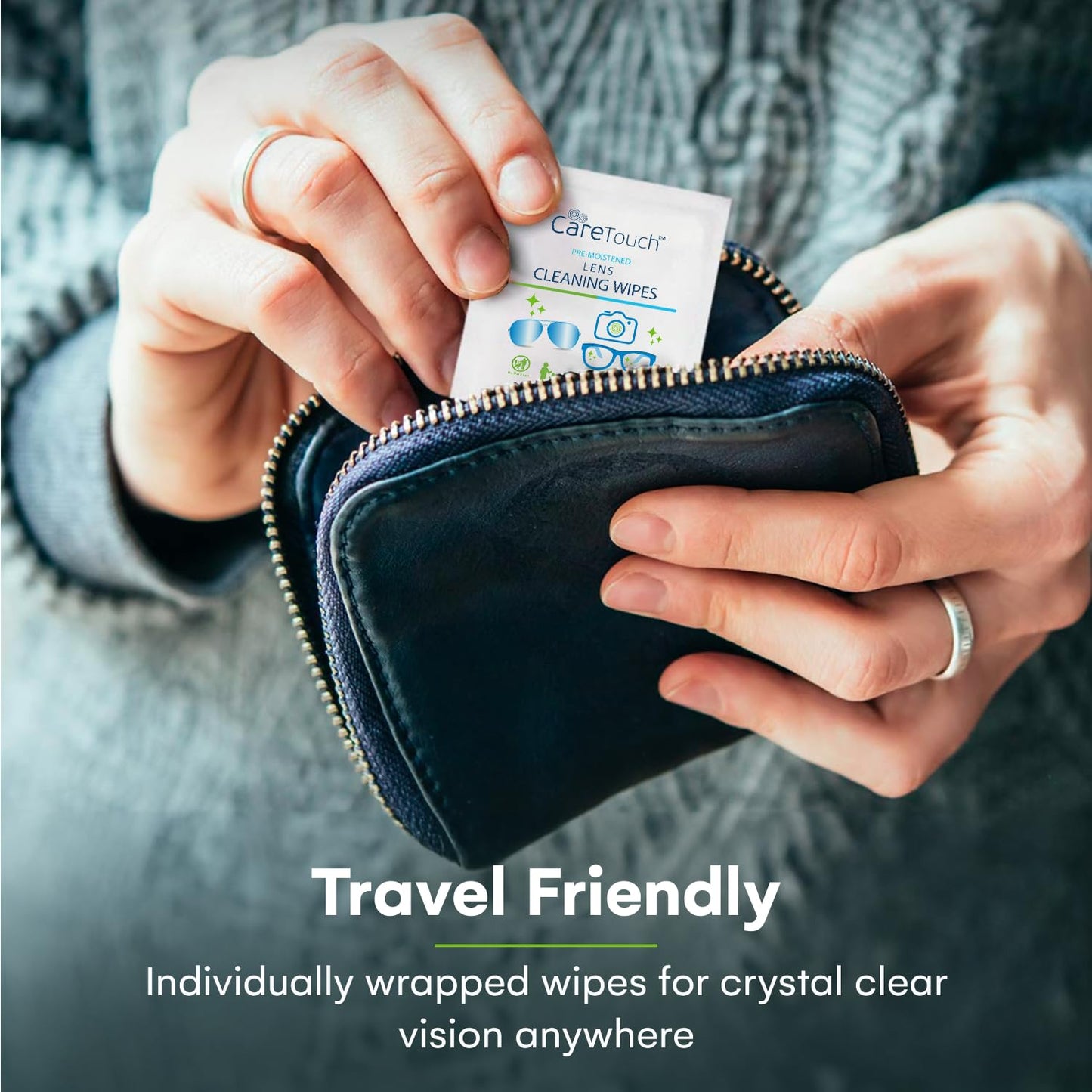 ClarityWipes: 100 Gentle Pre-Moistened Lens Cleaners