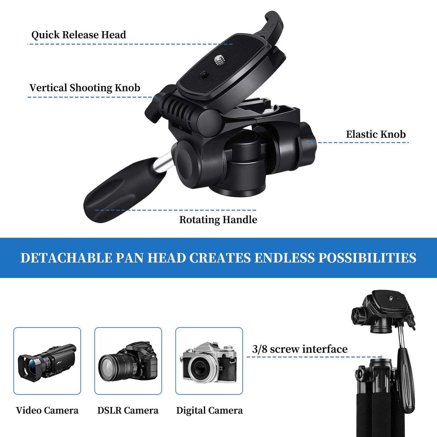 JOILCAN 74 Camera Tripod - Small Enterprise