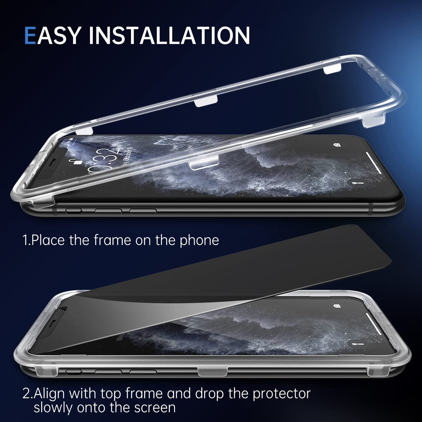 SYNCWIRE 28° Anti-Spy Glass for iPhone 12 Pro Max - Small Enterprise