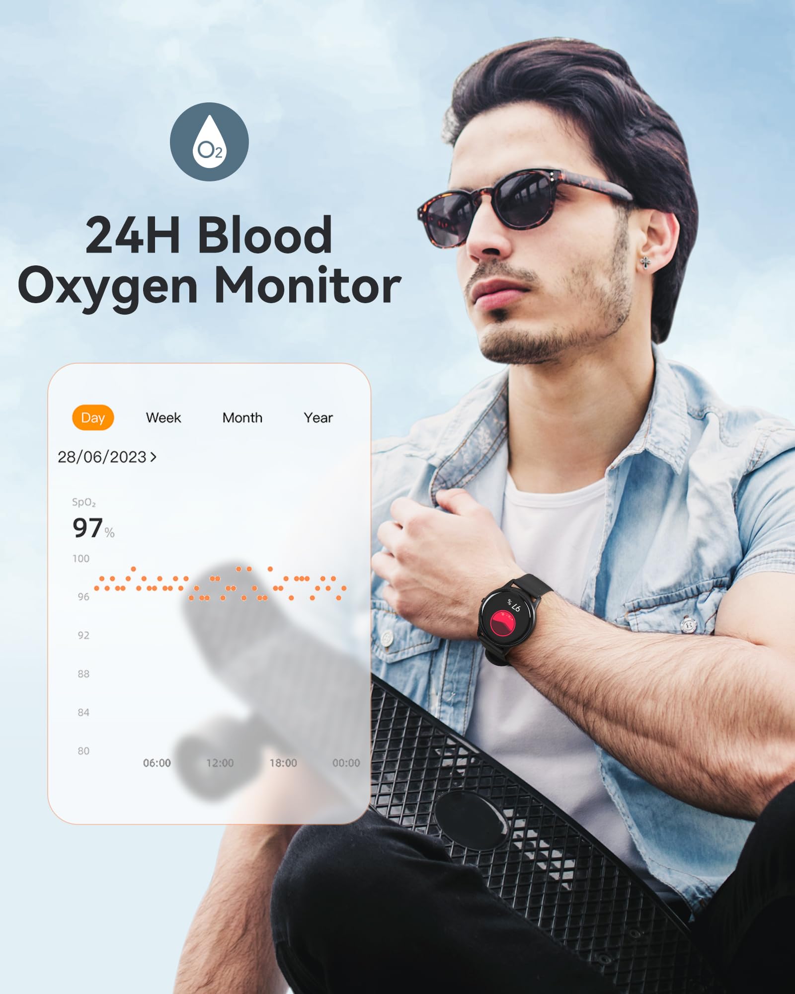 SportyPink Smartwatch - 5ATM, Fitness Tracker, HR Monitor - Small Enterprise