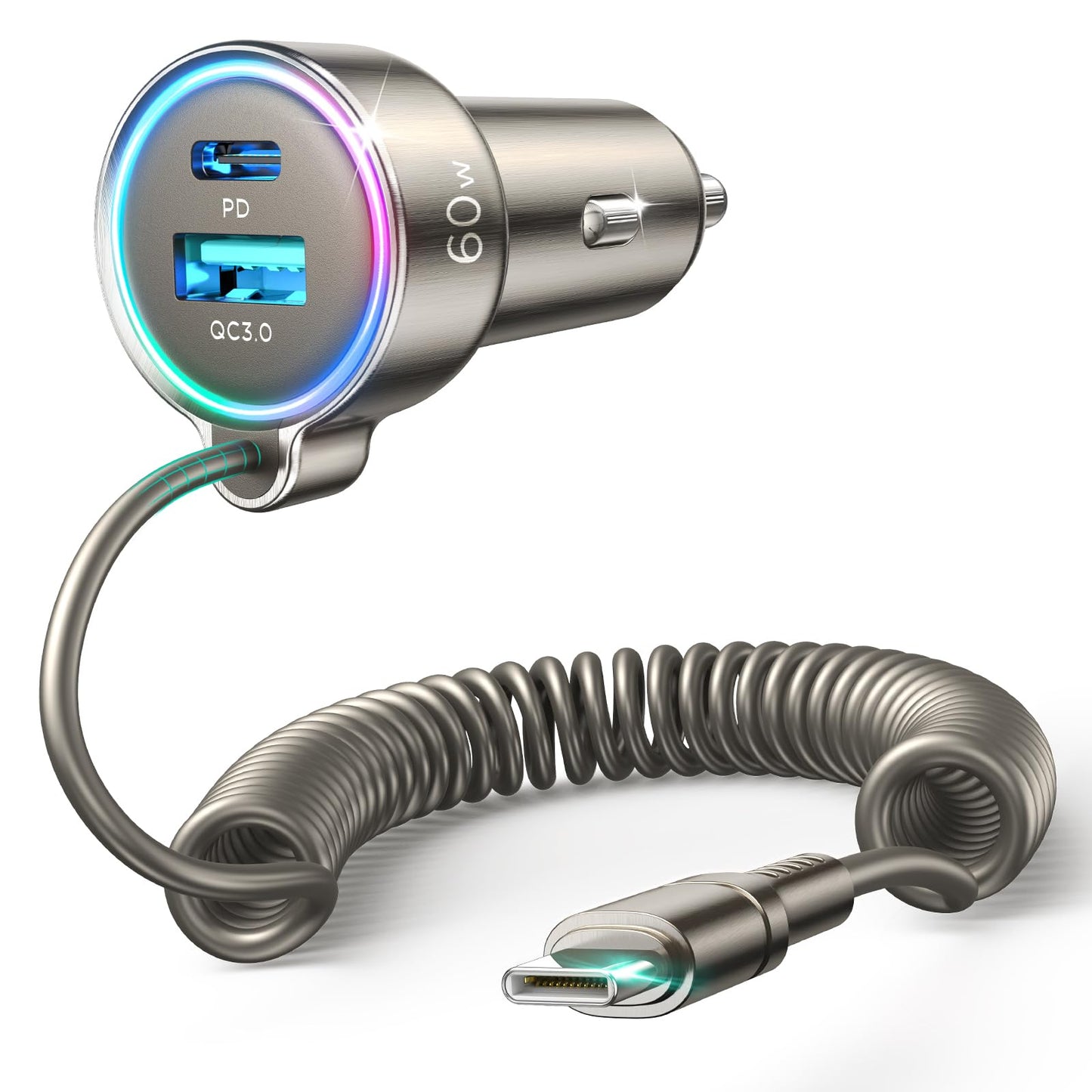 TurboCharge 72W Car Adapter: iPhone & Galaxy Ready!