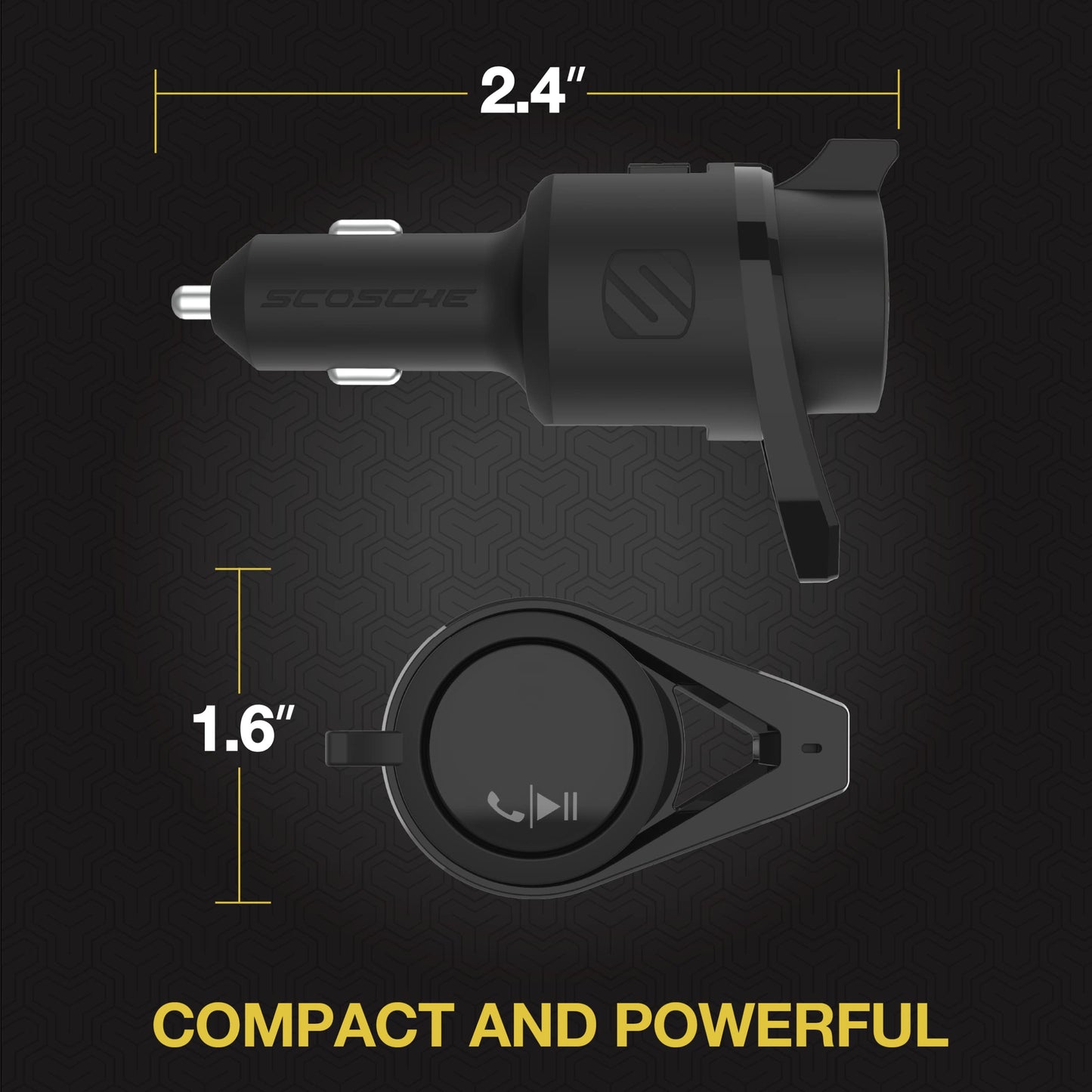 Scosche DriveConnect: Bluetooth FM & Dual USB Charger