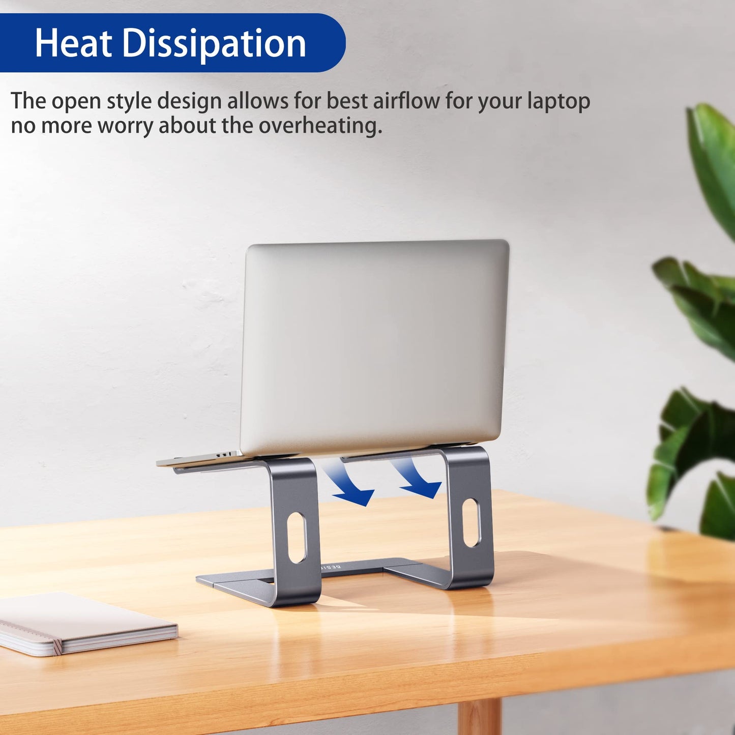 ElevatePro Aluminum Laptop Stand - Ergonomic & Stylish