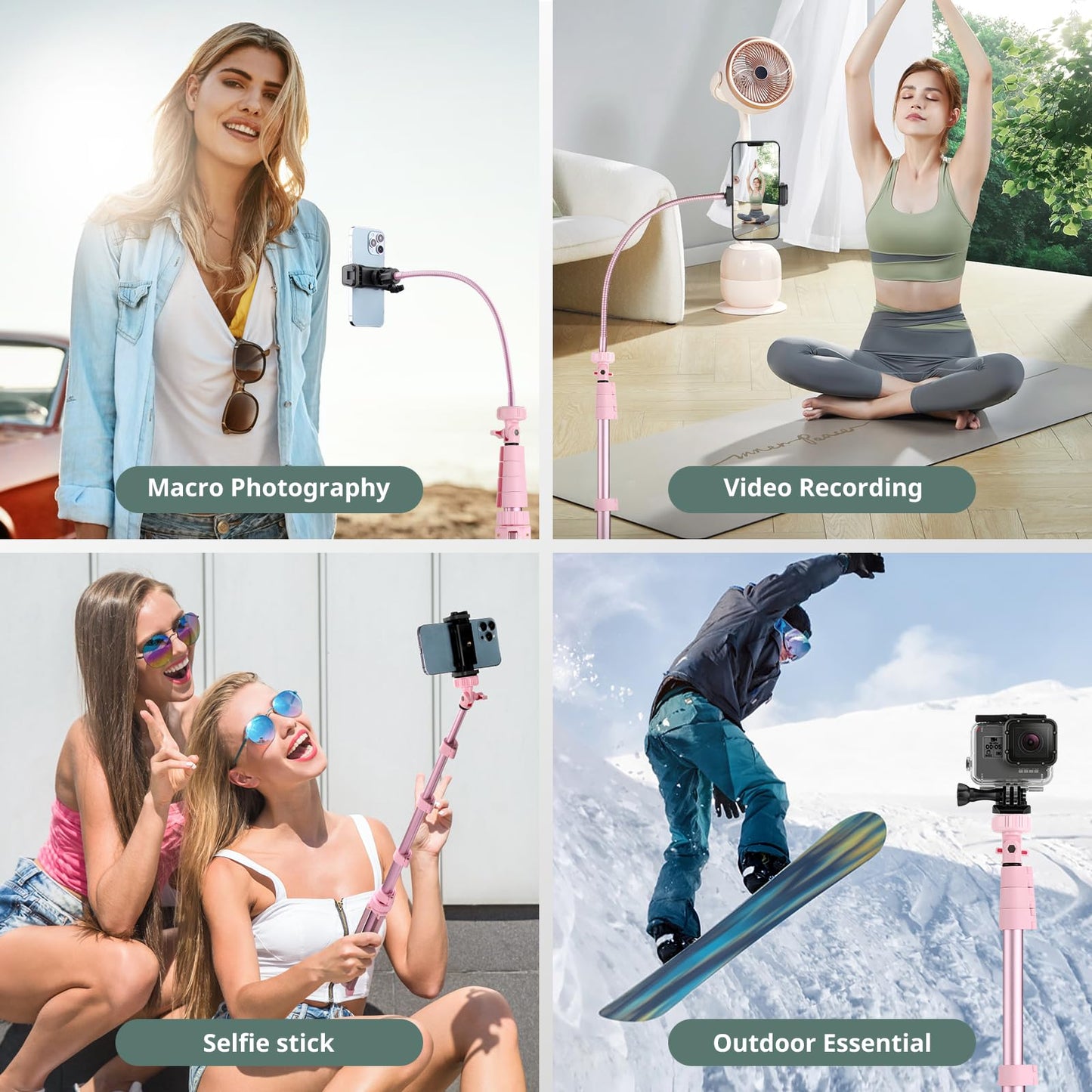SENSYNE ProTripod: 62 Selfie Stick & Stand - Small Enterprise