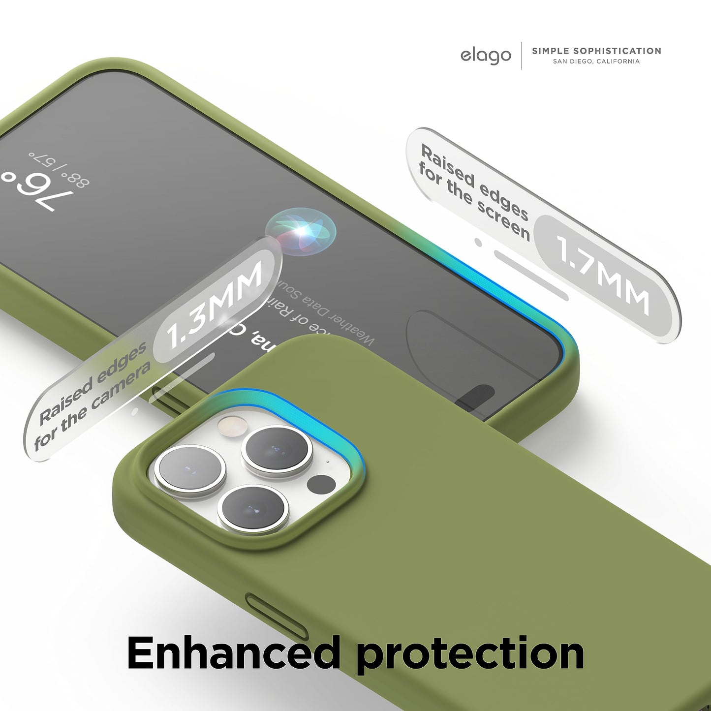 elago iPhone 15 Pro Max LiquidShield - White 6.7\