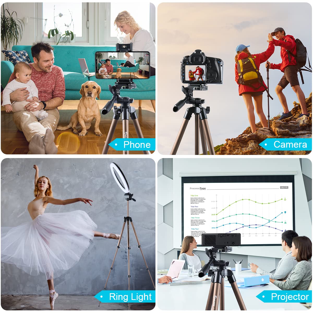 Endurax Pro 60 Tripod for DSLR & Mobile Devices - Small Enterprise