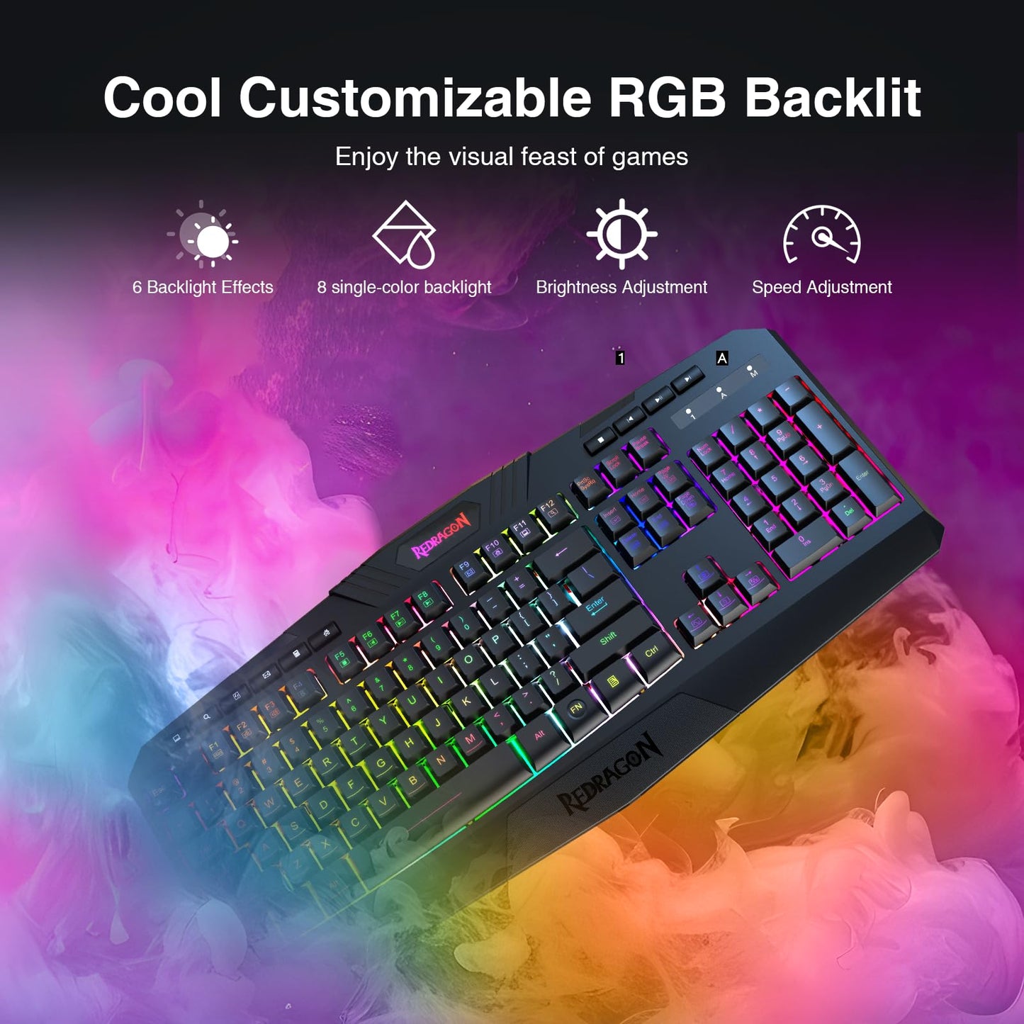 Redragon K521X: RGB Gamer's Mechanical-Feel Keyboard