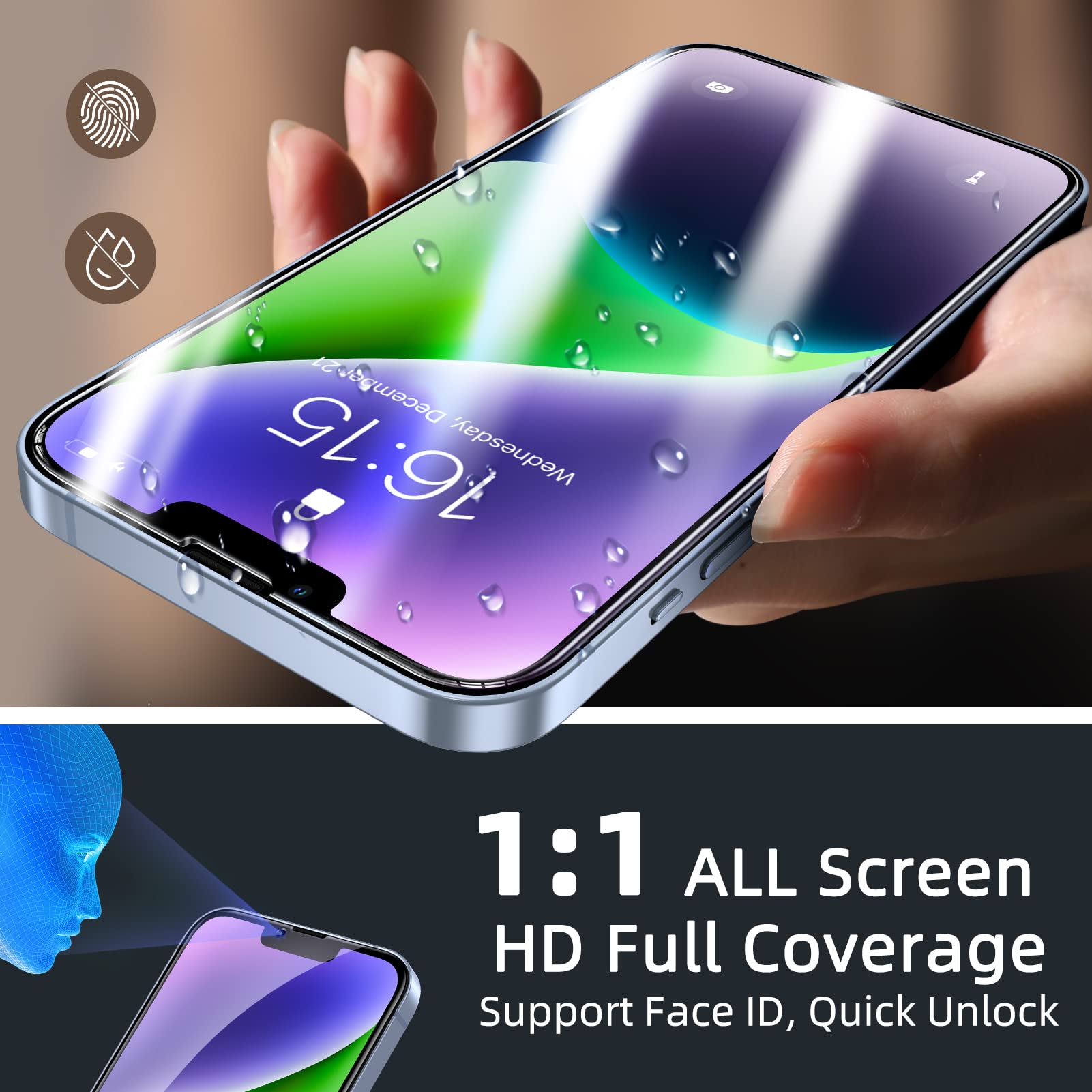 Ruwa Guard: Privacy Screen Protector for iPhone 13/14 - Small Enterprise