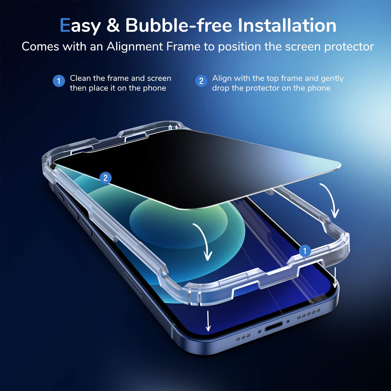 SYNCWIRE 28° Anti-Spy Glass for iPhone 12 Pro Max - Small Enterprise