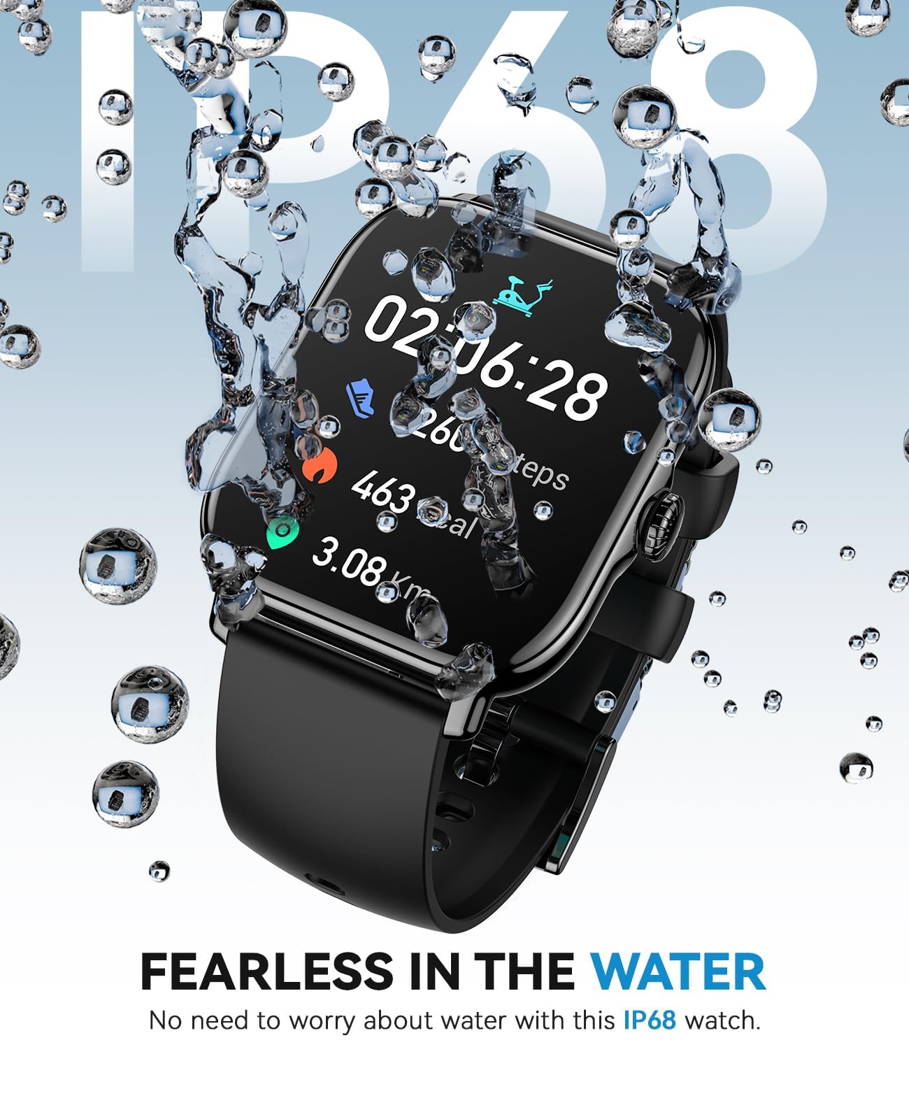 FitTrack SmartWatch: Call, Fitness, Waterproof & More - Small Enterprise