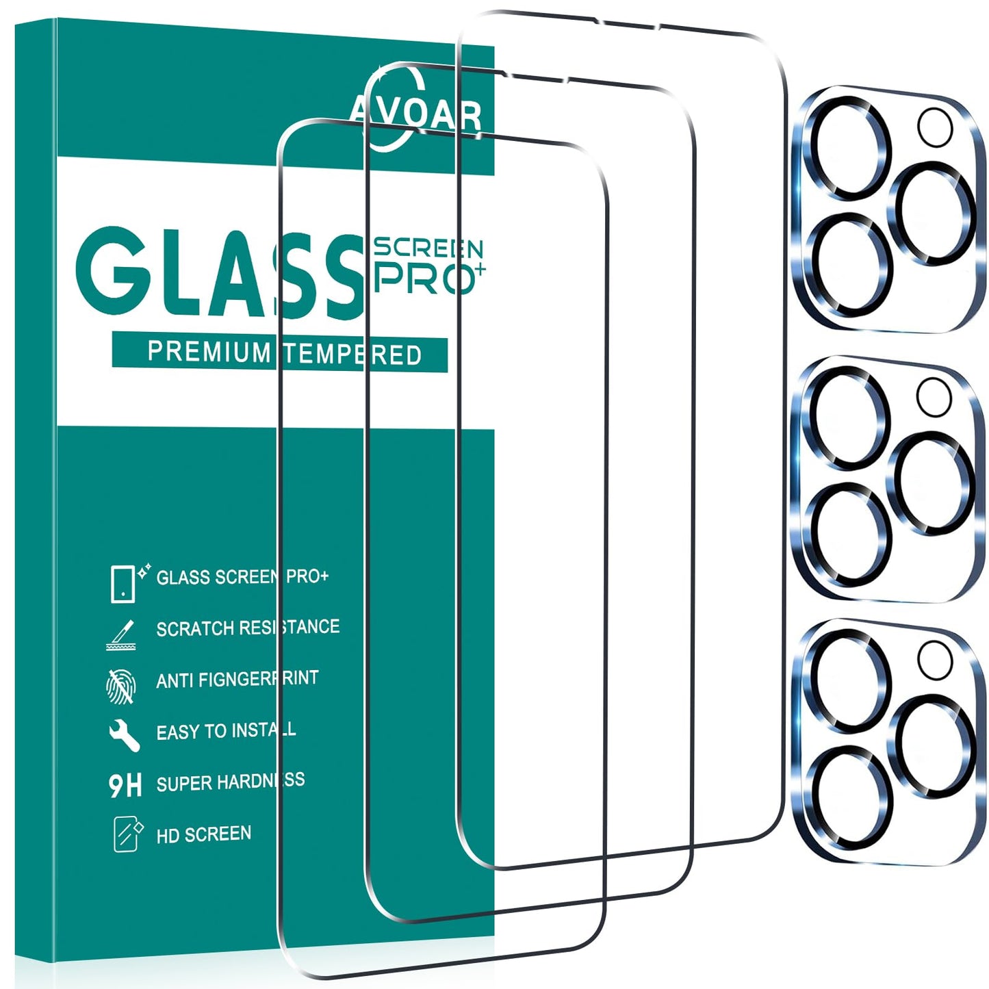 iGuard 2-Pack Privacy Screen Protector for iPhone 14/13 - Small Enterprise