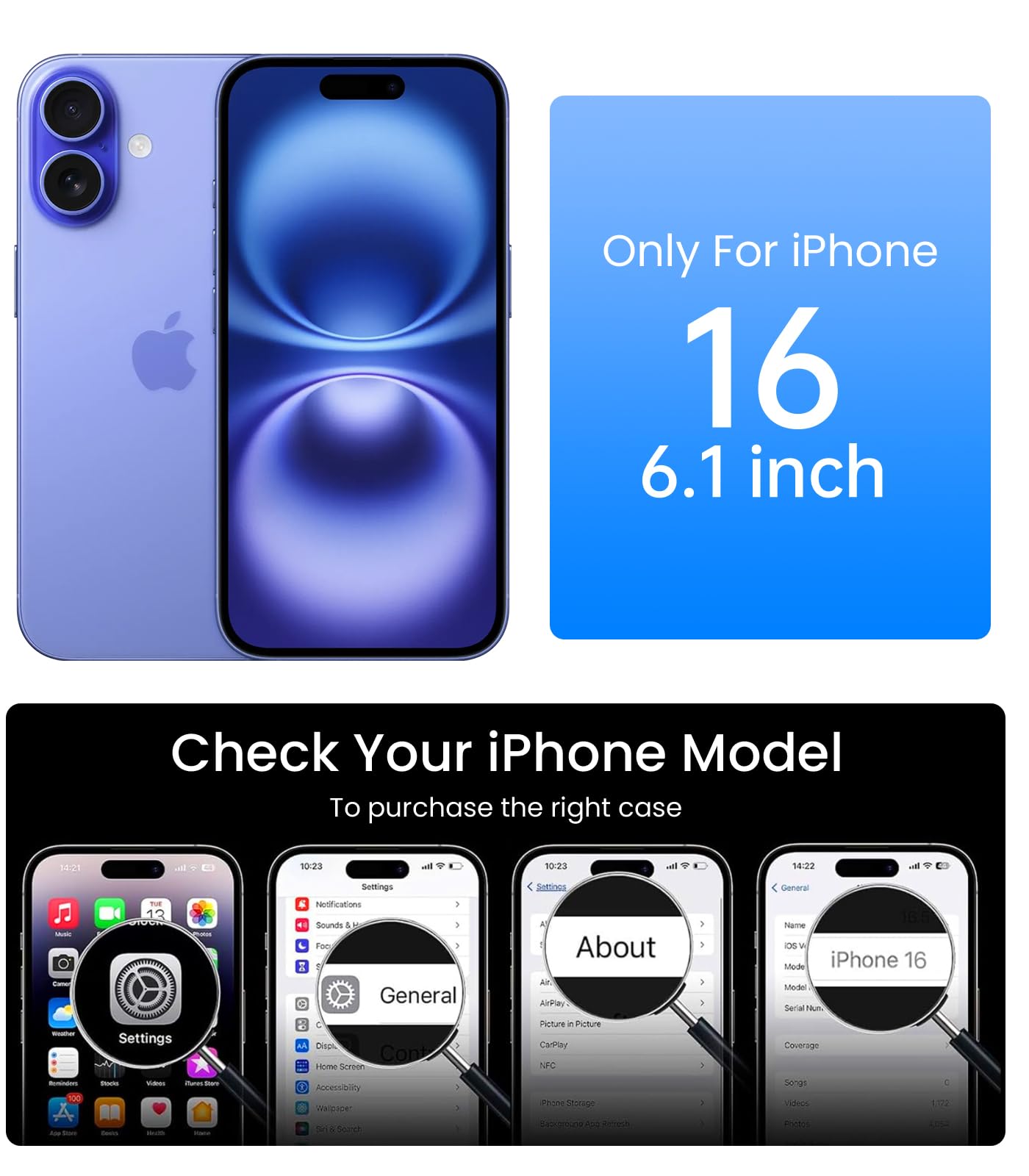 CrystalGuard i16: Clear, Tough, Anti-Yellowing Case