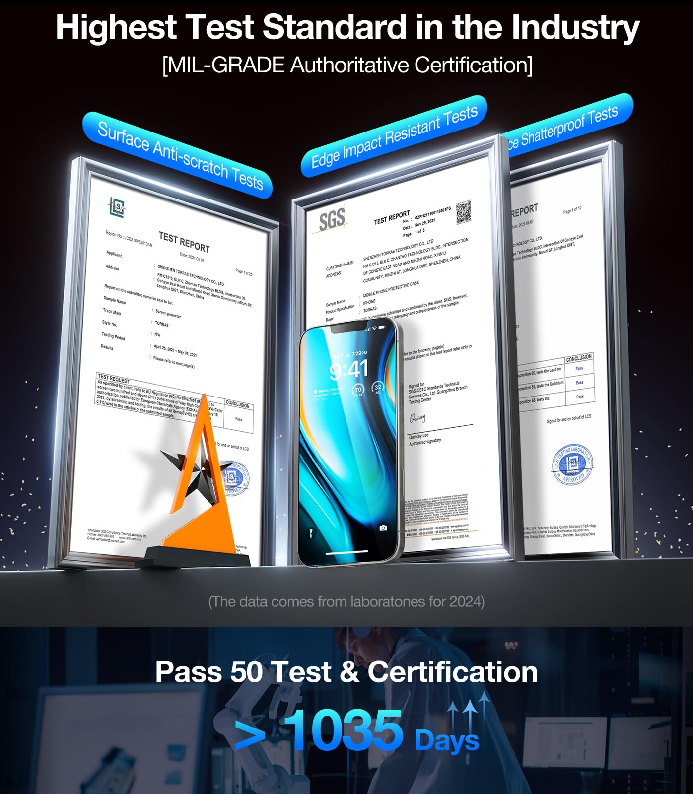 UltraGlass 9H+ Privacy Shield for iPhone 16 - Small Enterprise