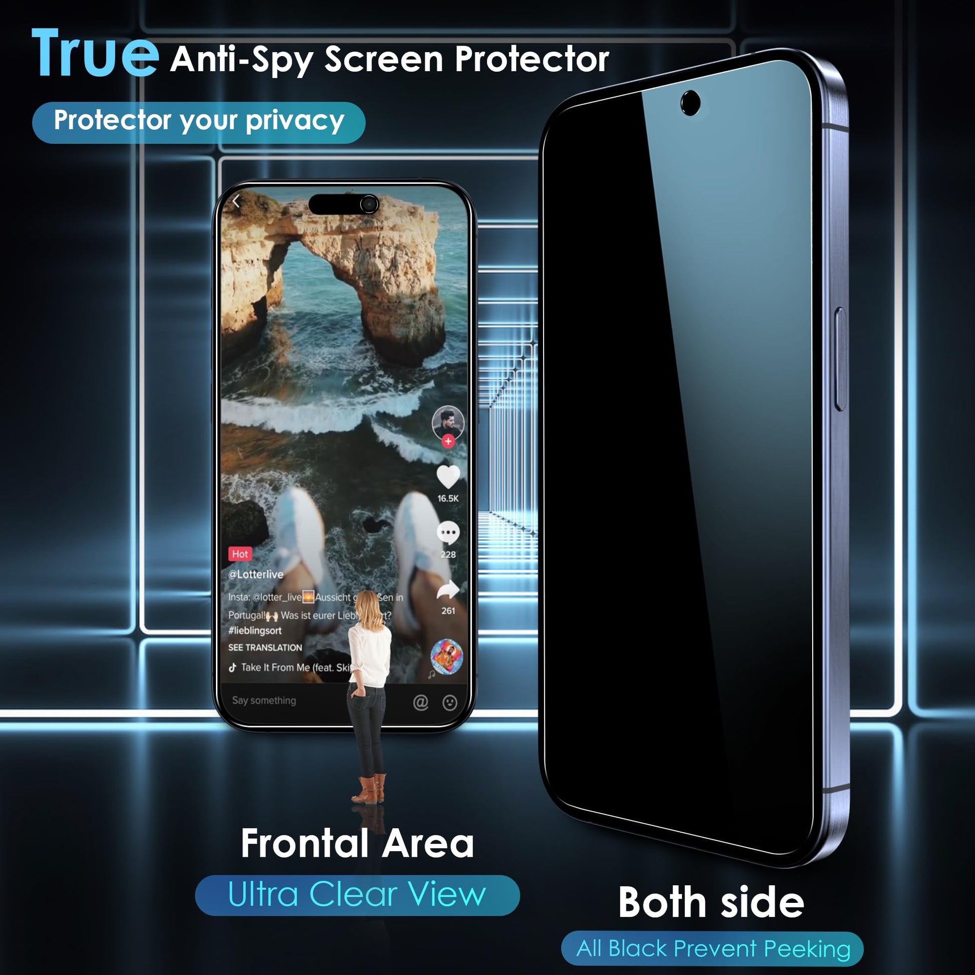 iPhone 11/XR SecureView Privacy Screen Protector Set - Small Enterprise
