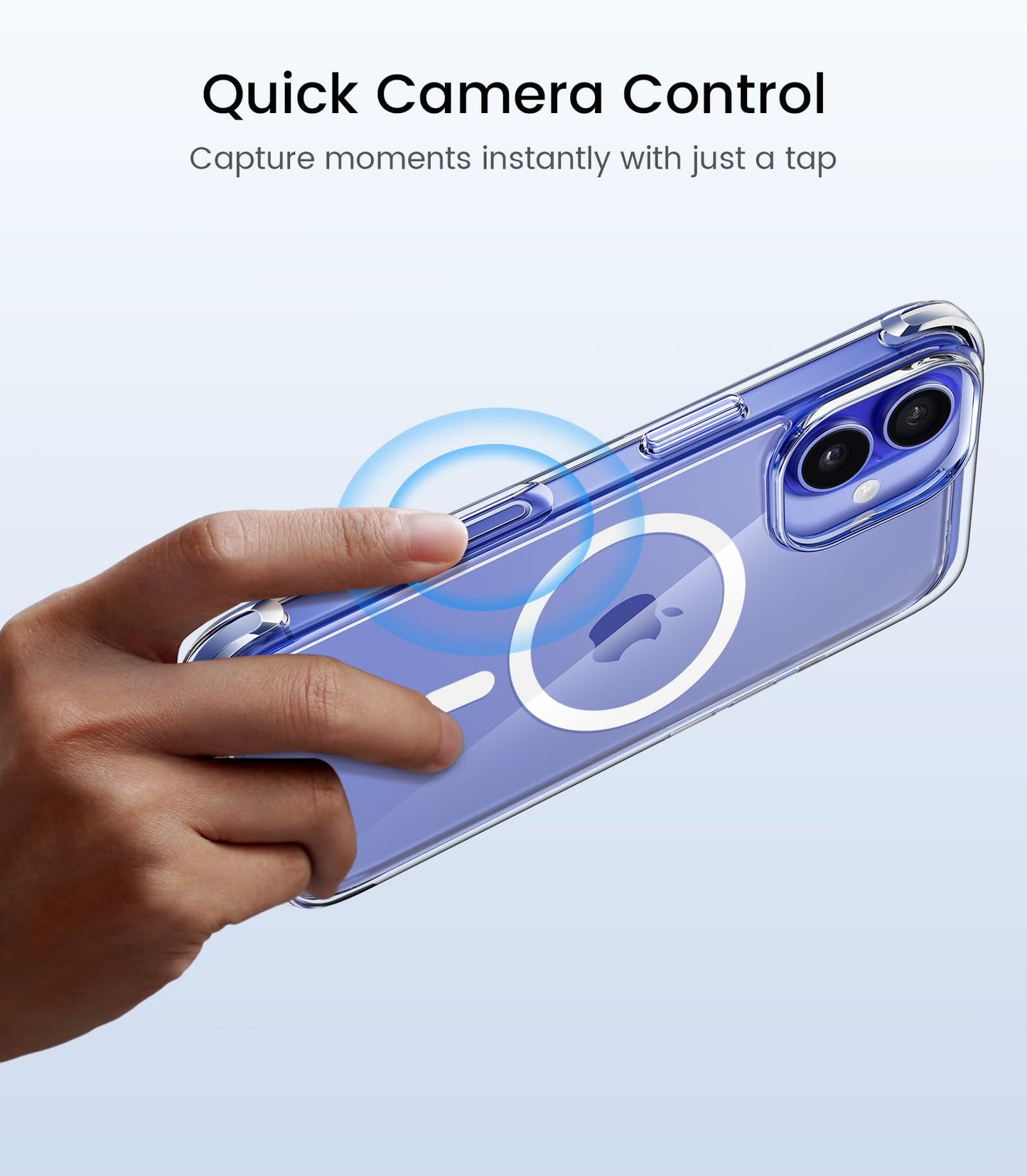 CrystalGuard i16: Clear, Tough, Anti-Yellowing Case