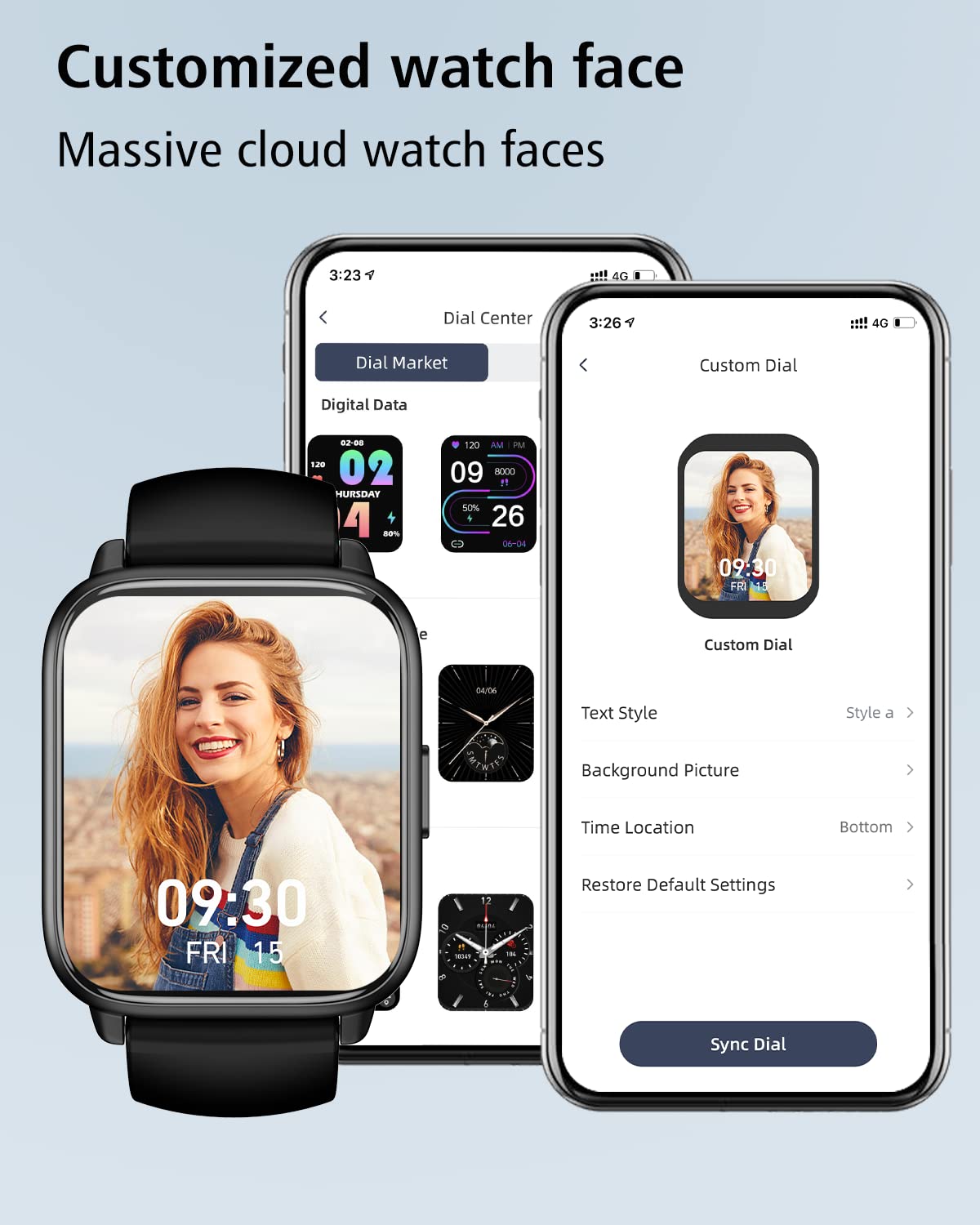 RUIMEN Smartwatch: Answer Calls, Track Fitness - Small Enterprise