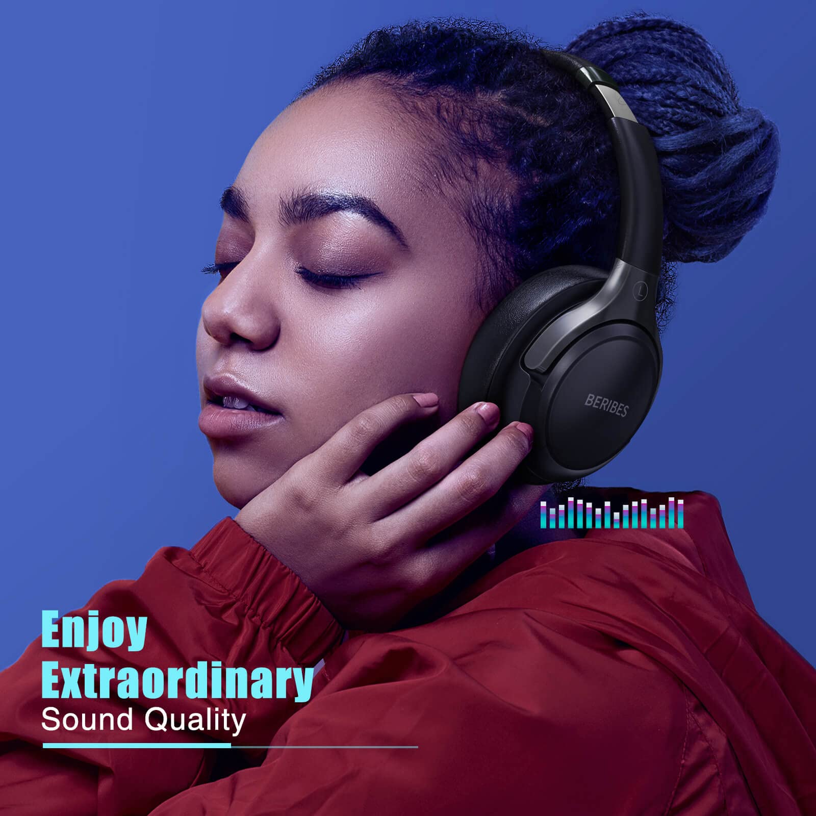 BERIBES 65H Bluetooth Over-Ear Headphones - Small Enterprise