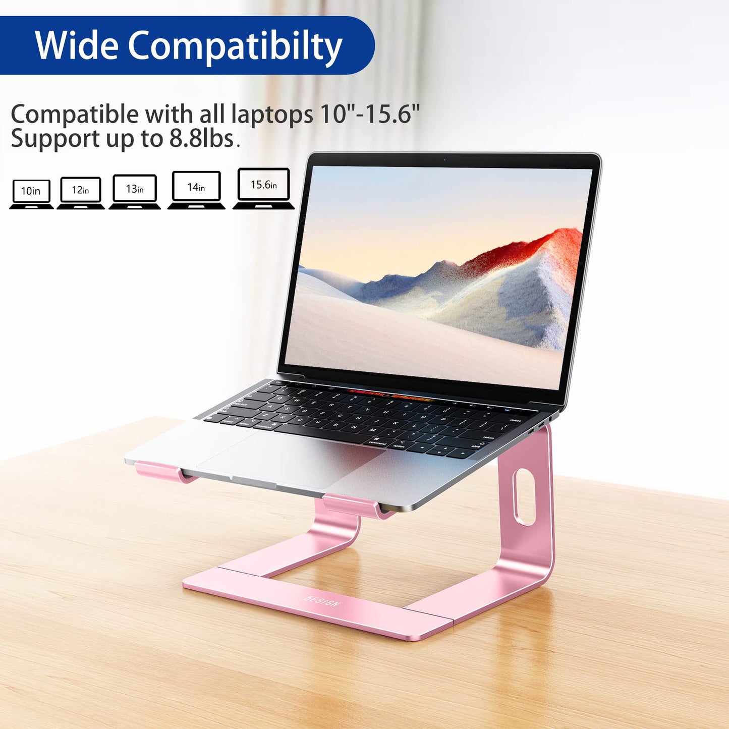ElevatePro Aluminum Laptop Stand - Ergonomic & Stylish